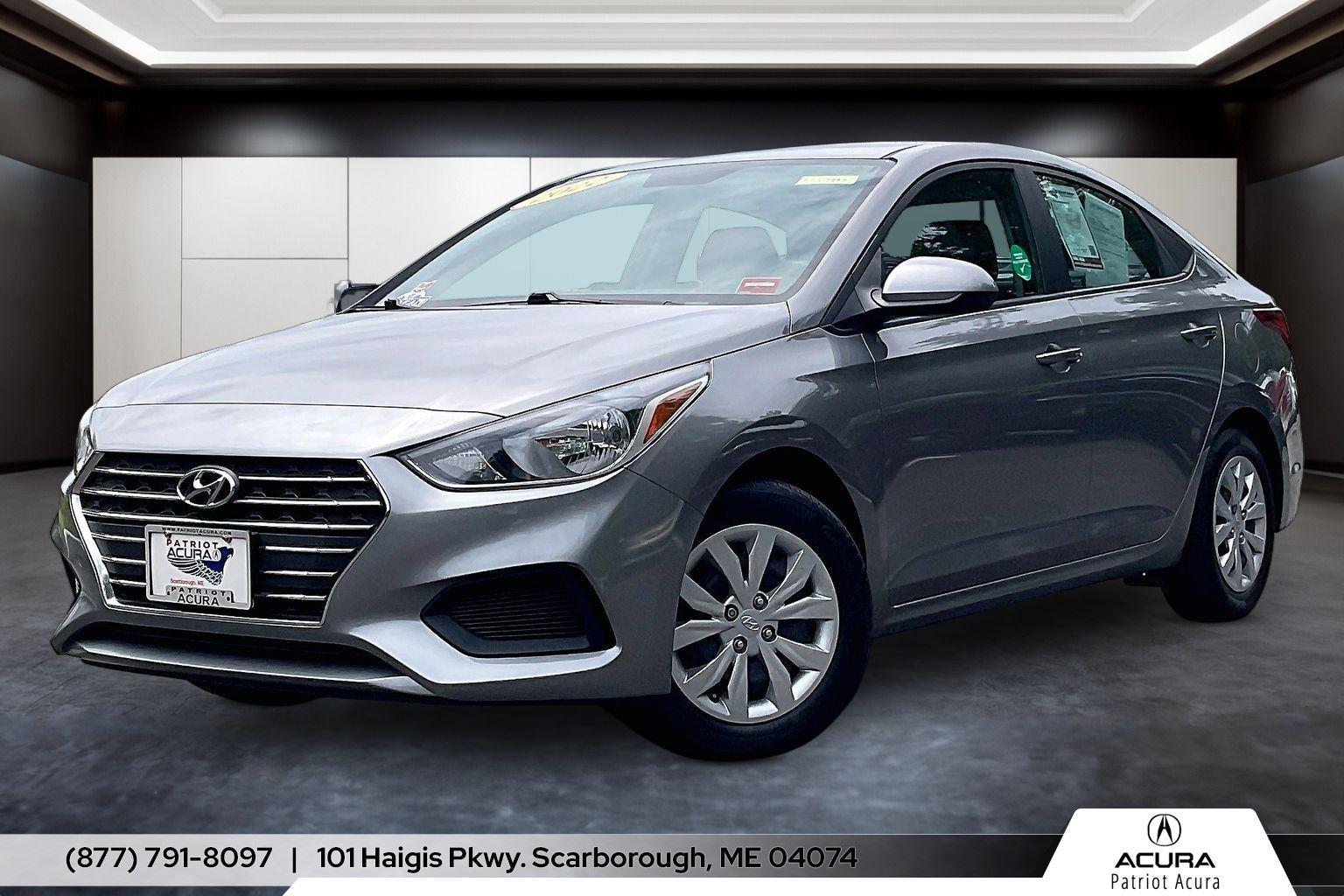 Forge Gray 2022 Hyundai Accent Sedan Front-Wheel Drive Continuously Variable Transmission