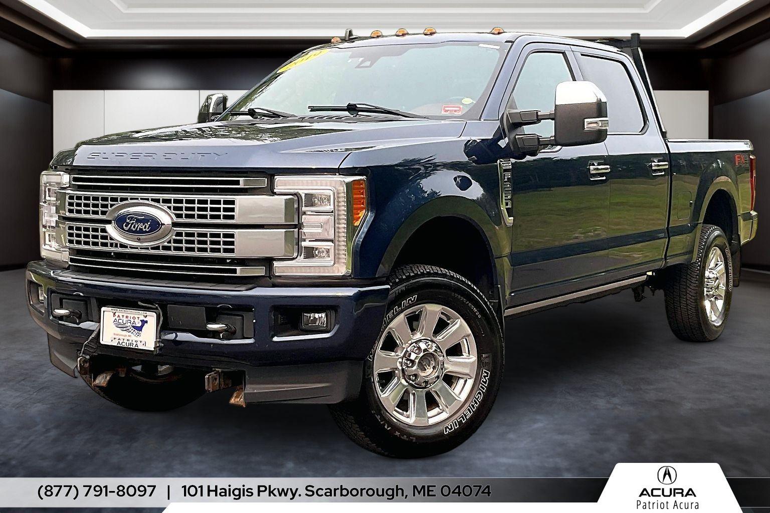 Blue Jeans 2019 Ford F-250 Super Duty Pickup Truck Four-Wheel Drive 6-Speed Automatic