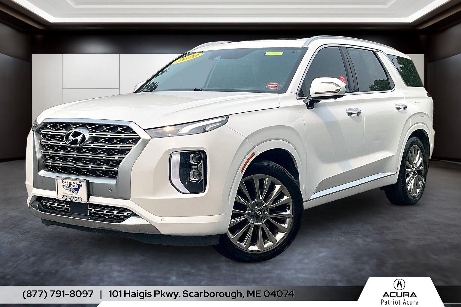 Hyper White 2020 Hyundai Palisade SUV / Crossover All-Wheel Drive Automatic