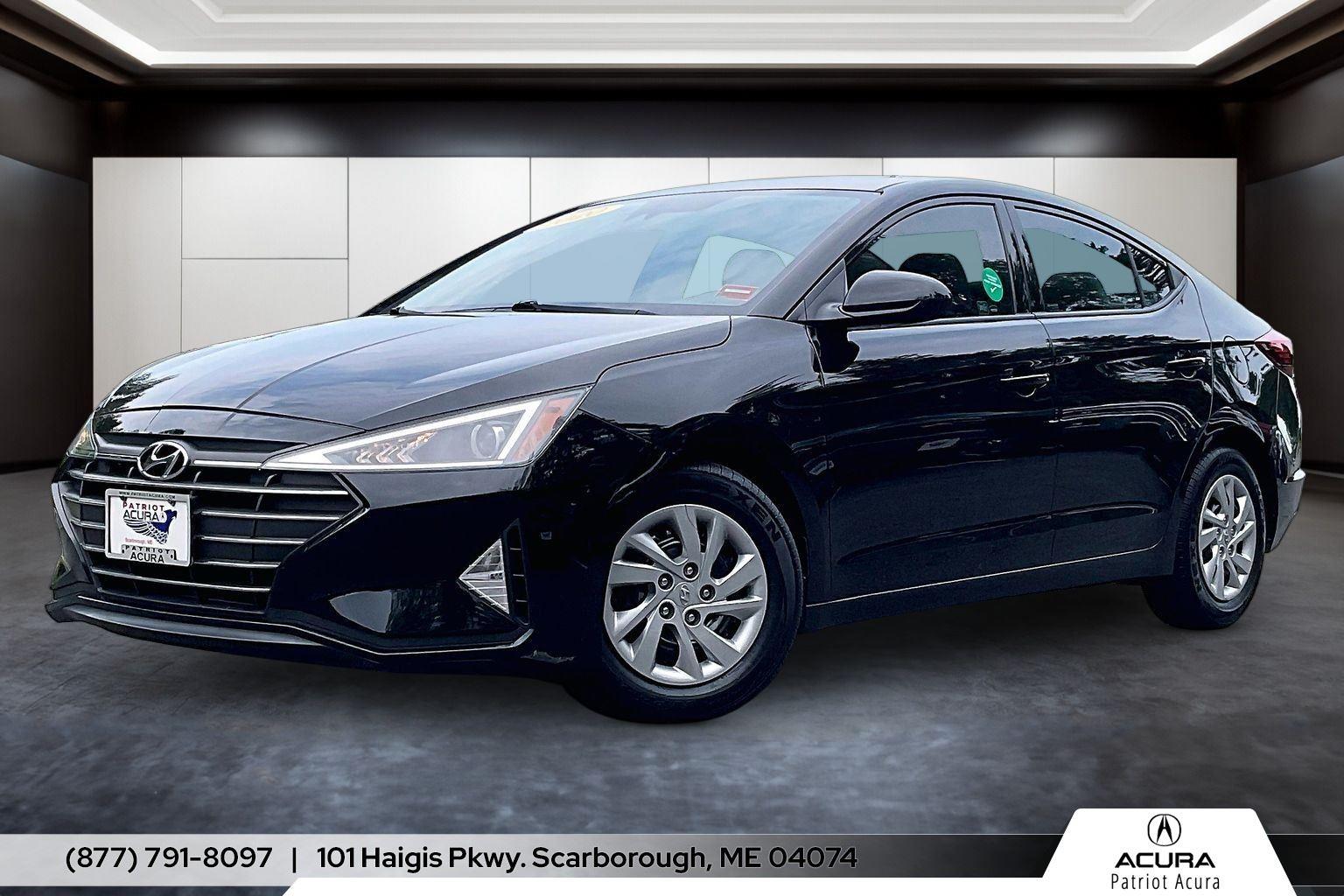 Phantom Black 2020 Hyundai Elantra Sedan Front-Wheel Drive Continuously Variable Transmission