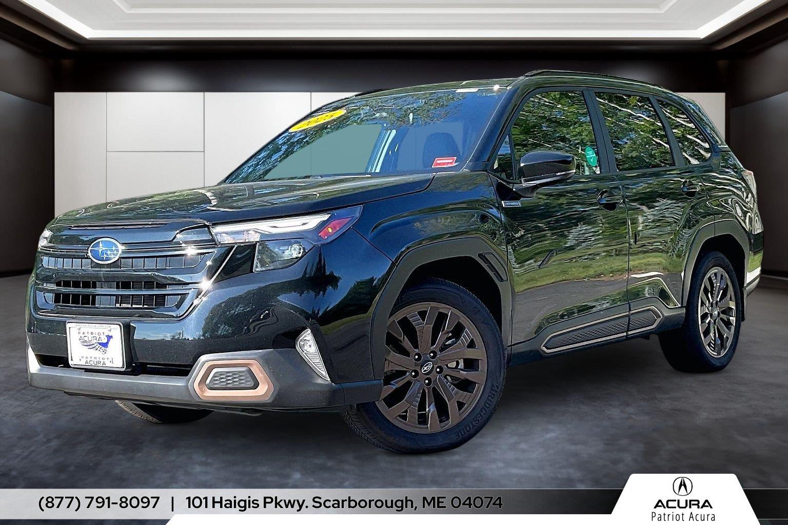 Crystal Black Silica 2025 Subaru Forester Hybrid SUV / Crossover All-Wheel Drive Continuously Variable Transmission