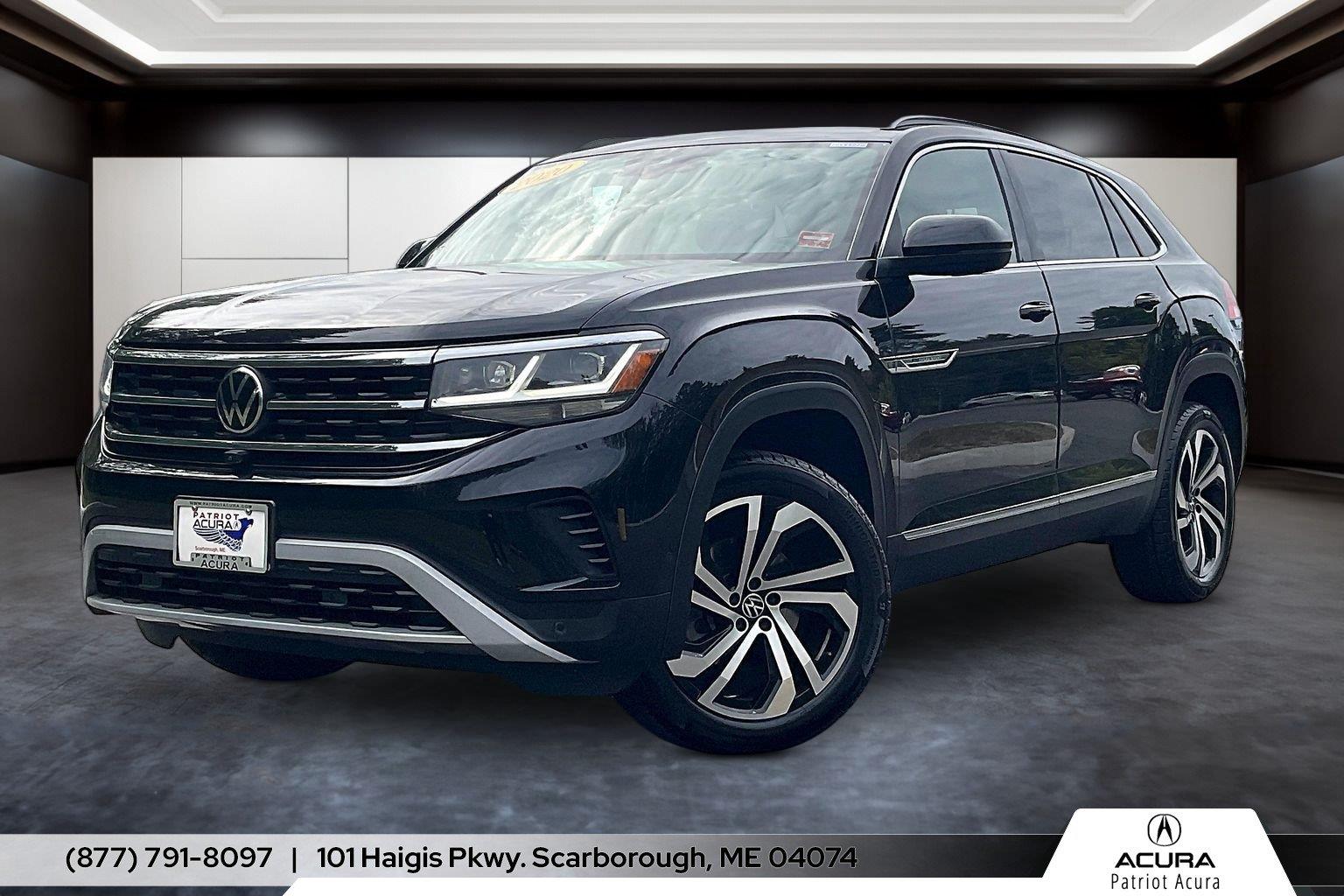 Deep Black Pearl 2020 Volkswagen Atlas Cross Sport SUV / Crossover All-Wheel Drive Automatic