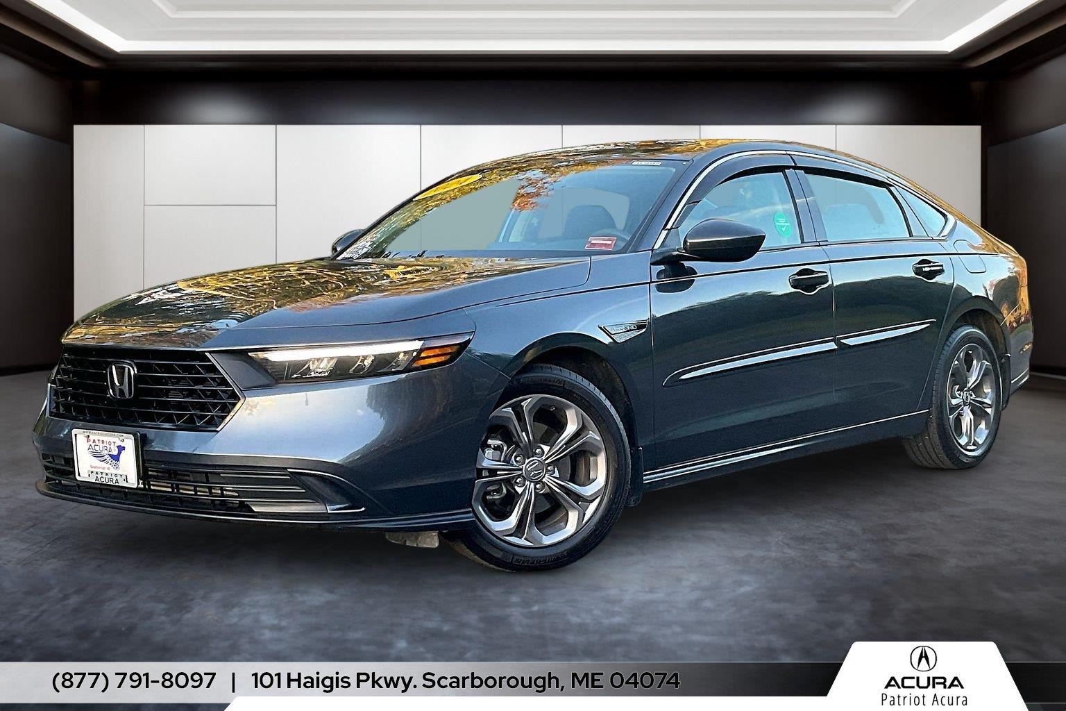 Meteorite Gray Metallic 2024 Honda Accord Sedan Front-Wheel Drive Continuously Variable Transmission
