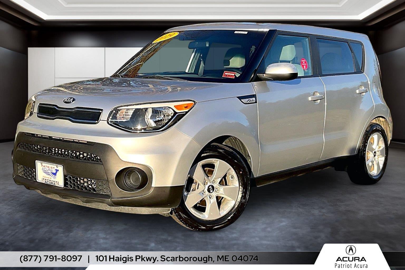 Bright Silver 2019 Kia Soul Wagon Front-Wheel Drive Automatic