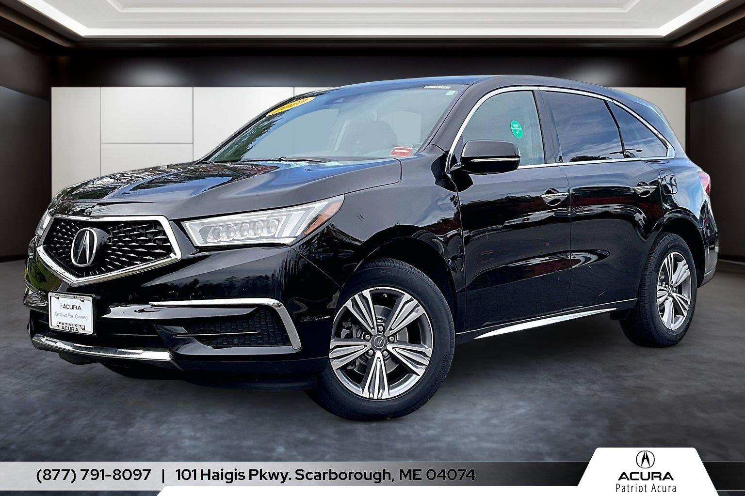 Majestic Black Pearl 2020 Acura MDX SUV / Crossover All-Wheel Drive Automatic
