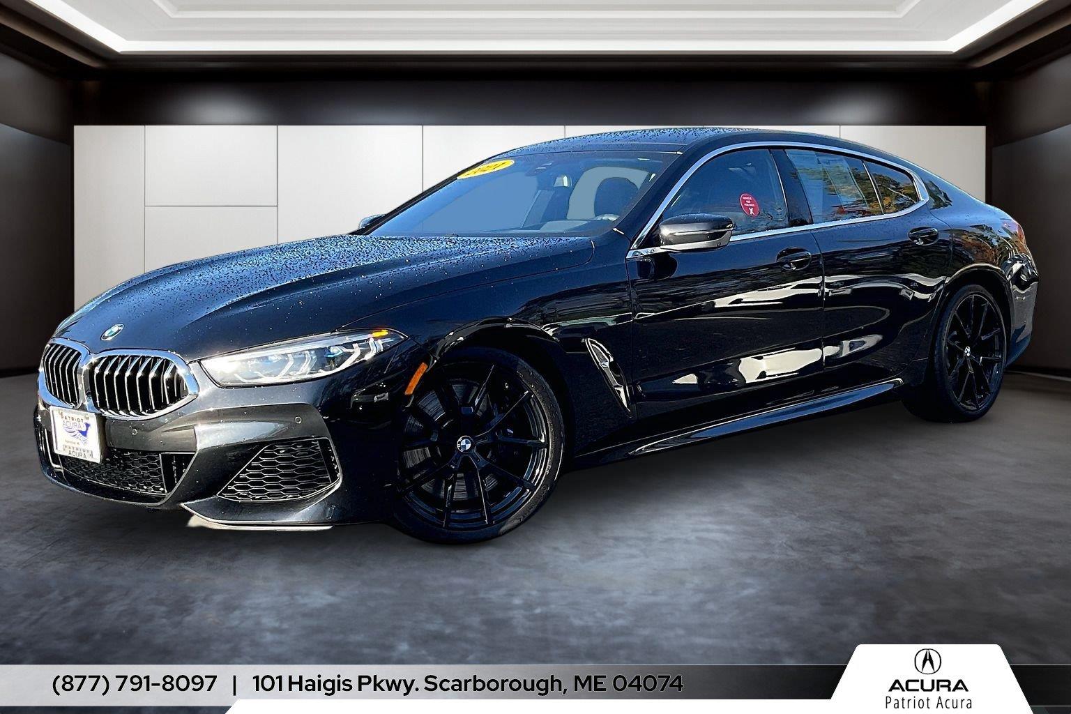Black Sapphire Metallic 2021 BMW 8 Series Coupe All-Wheel Drive Automatic