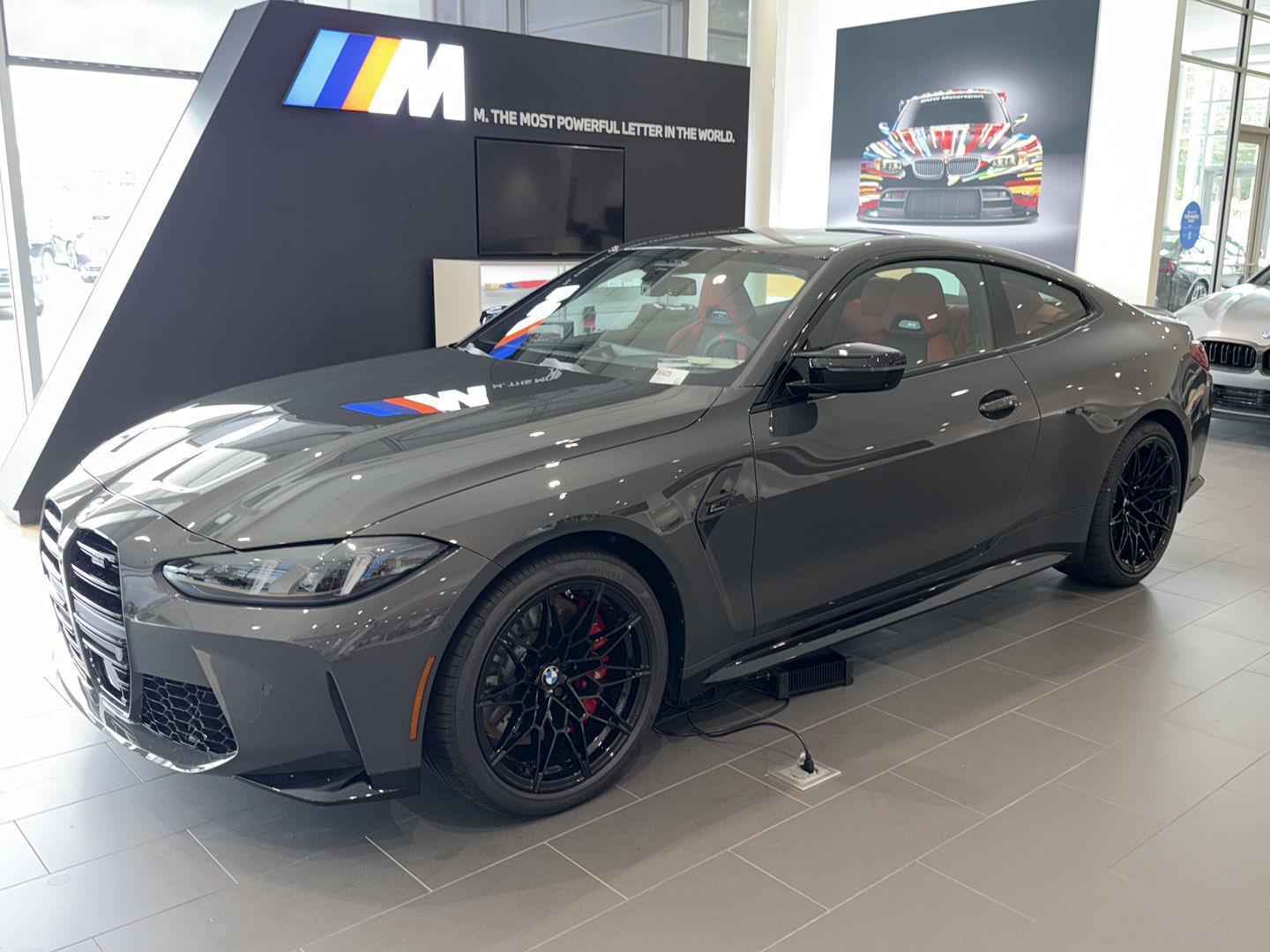 Gray (Dravit Grey Metallic) 2027 BMW M4 Competition Coupe xDrive Coupe Rear-Wheel Drive Automatic