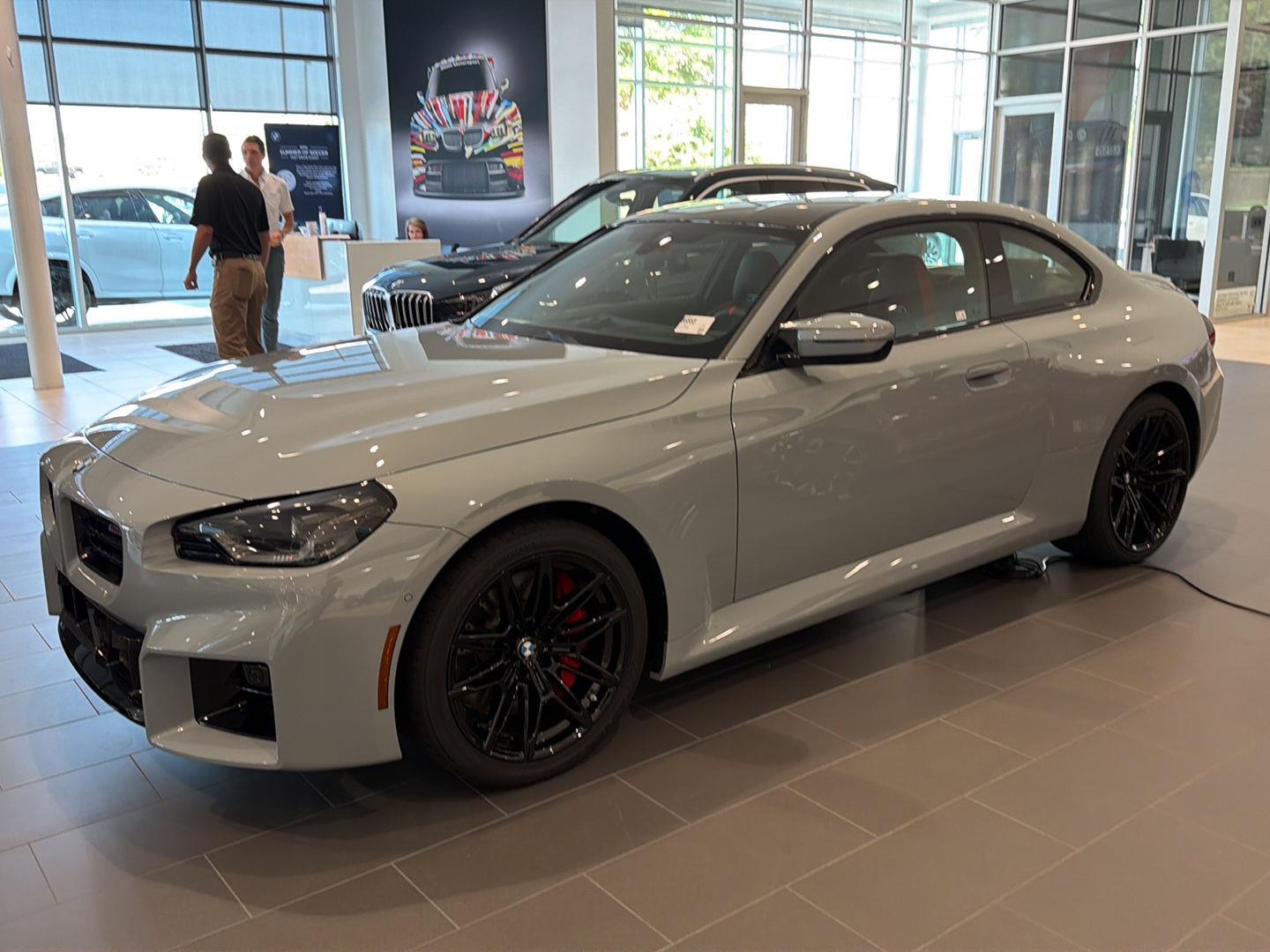 Gray (Brooklyn Grey Metallic) 2026 BMW M2 Coupe Rear-Wheel Drive 6-Speed Manual