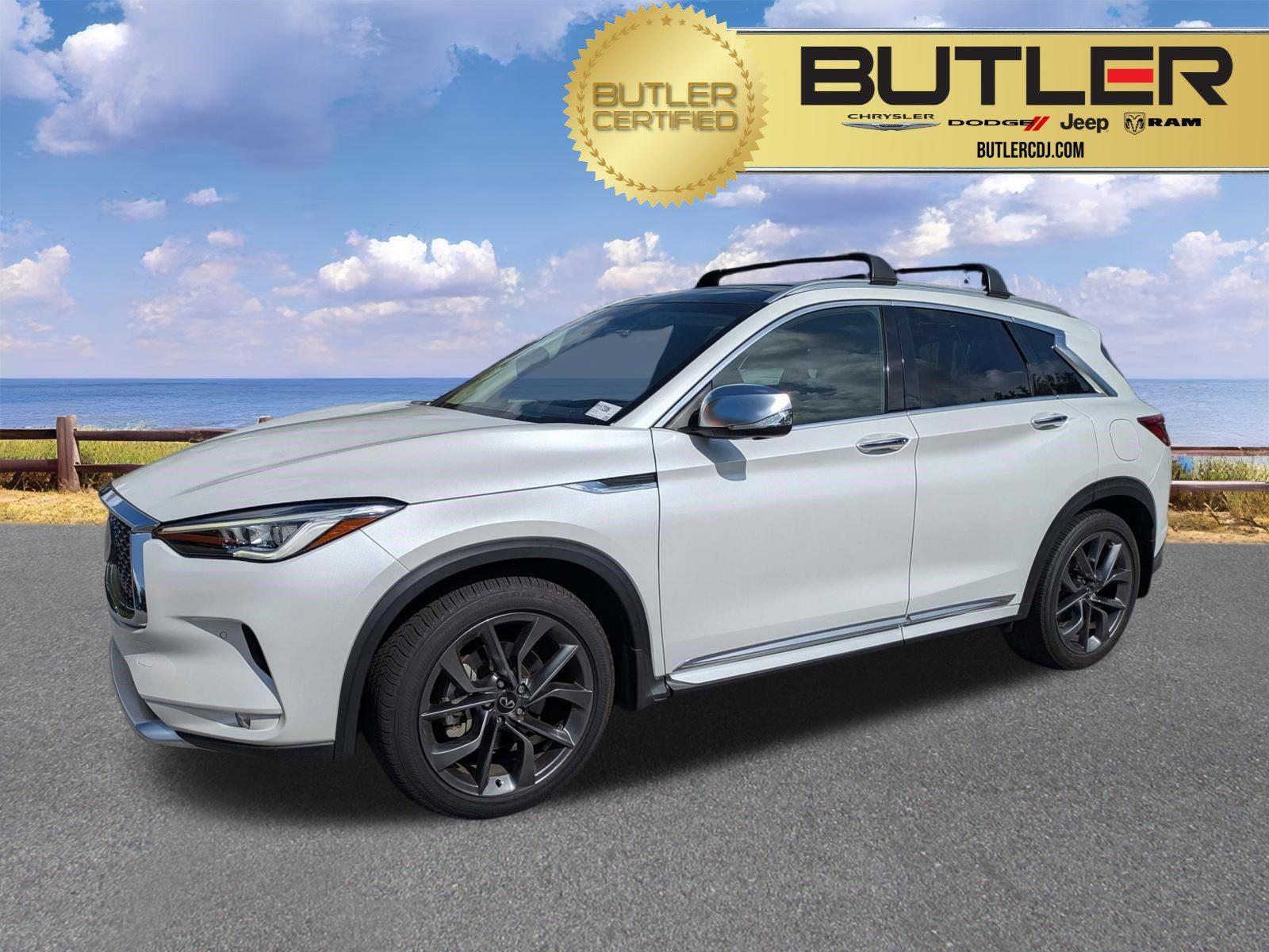 Radiant White 2023 INFINITI QX50 SUV / Crossover Front-Wheel Drive Continuously Variable Transmission