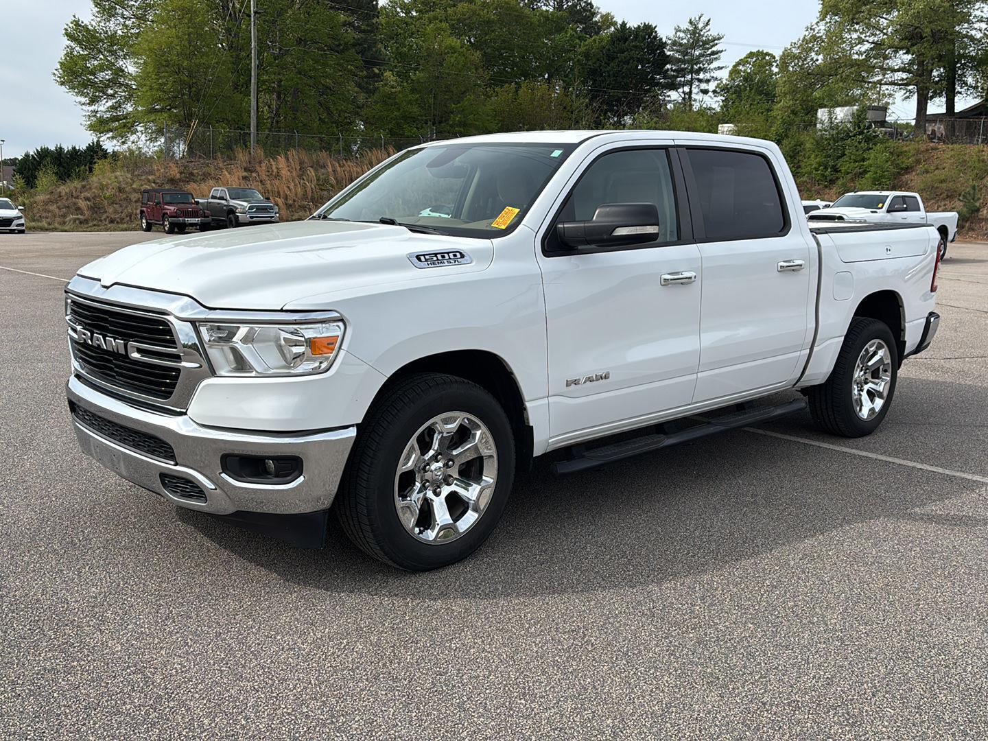 Bright White Clearcoat 2020 RAM 1500 Pickup Truck 8-Speed Automatic