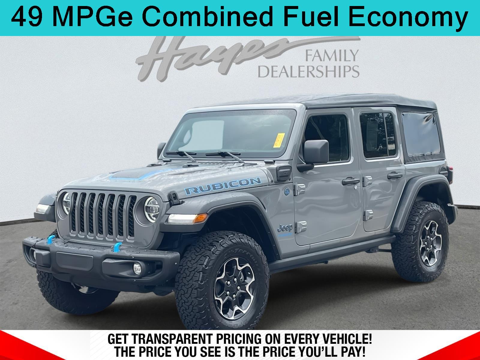Sting-Gray Clearcoat 2021 Jeep Wrangler 4xe SUV / Crossover Four-Wheel Drive 8-Speed Automatic