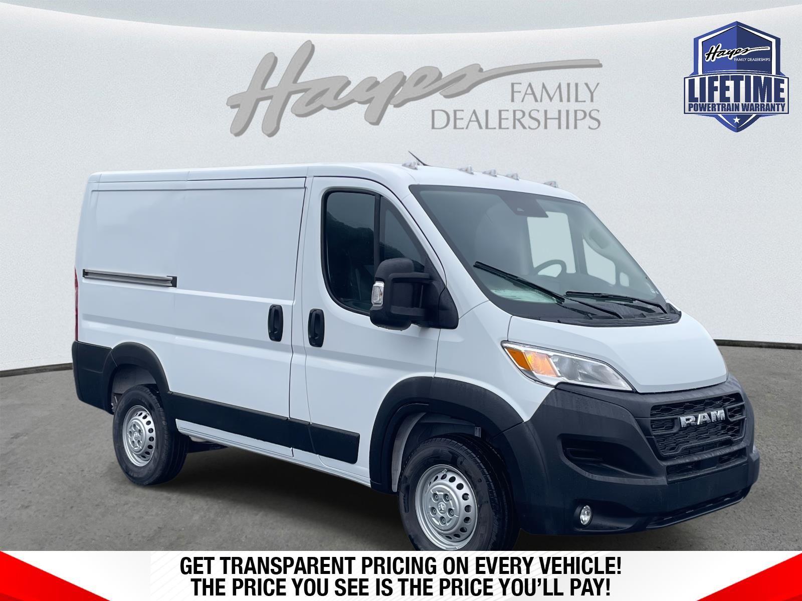 Bright White Clearcoat 2026 RAM ProMaster 1500 Tradesman 118 Low Roof Cargo Van FWD Van Front-Wheel Drive 9-Speed Automatic