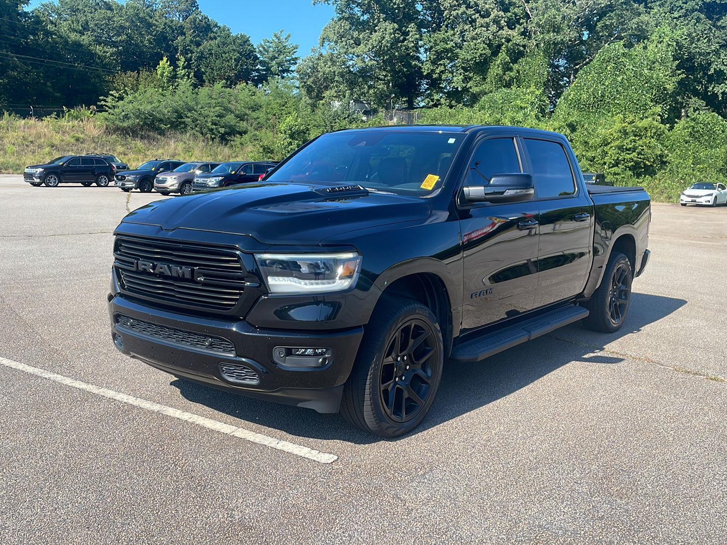 Diamond Black Crystal Pearlcoat 2023 RAM 1500 Pickup Truck Four-Wheel Drive 8-Speed Automatic