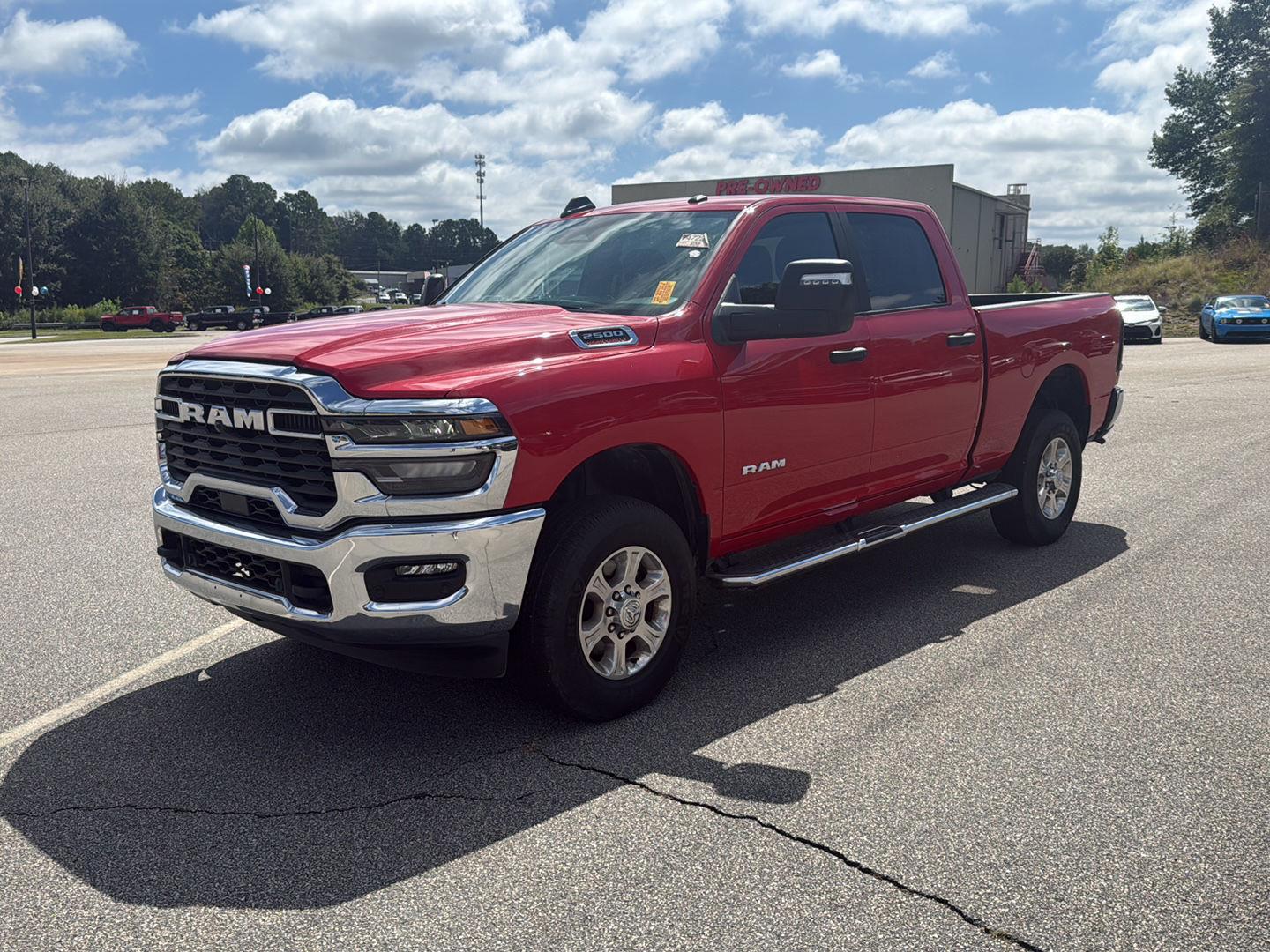 Flame Red Clearcoat 2026 RAM 2500 Pickup Truck Four-Wheel Drive 8-Speed Automatic