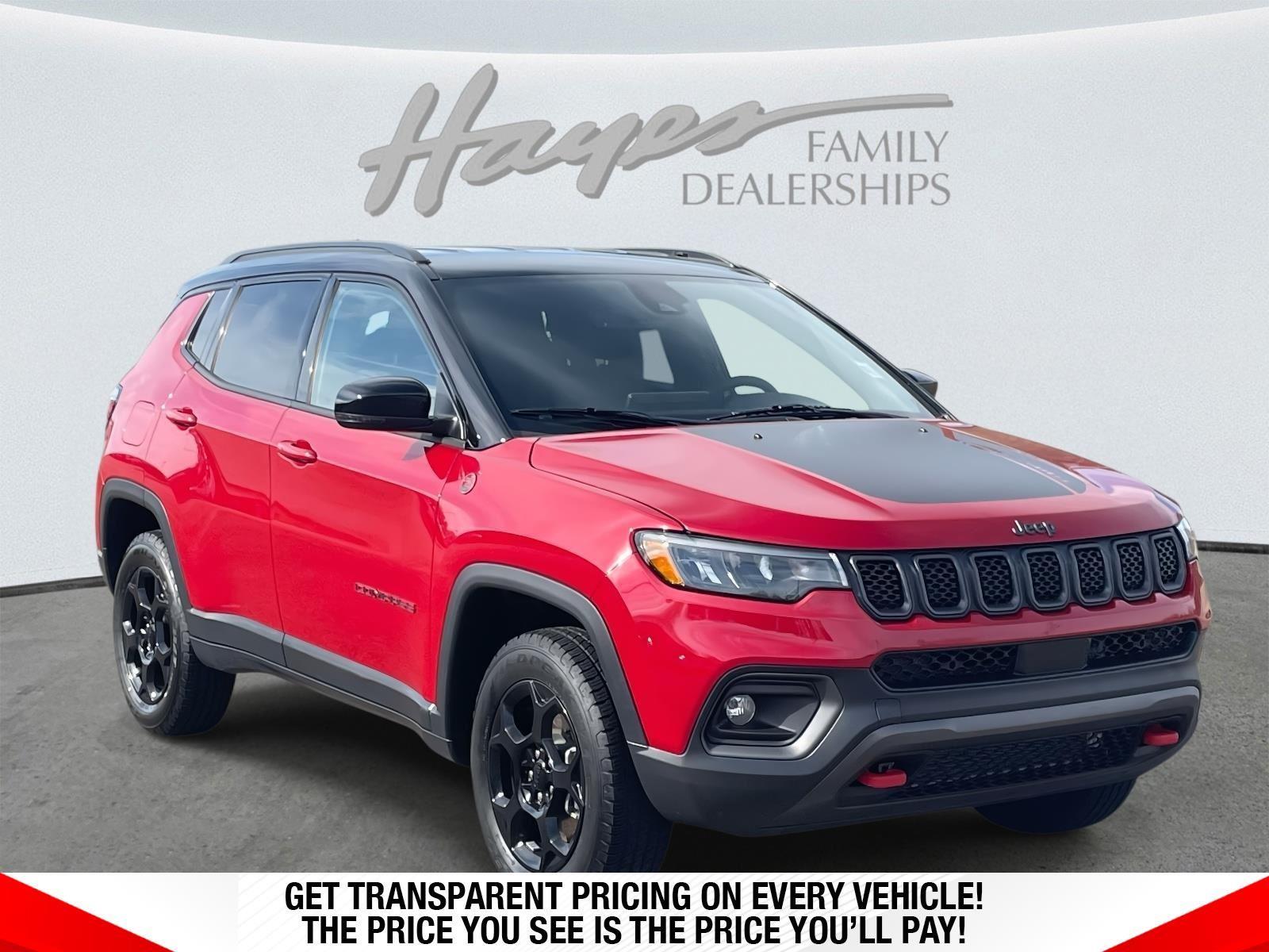 Redline Pearlcoat 2023 Jeep Compass Trailhawk 4WD SUV / Crossover Four-Wheel Drive 8-Speed Automatic