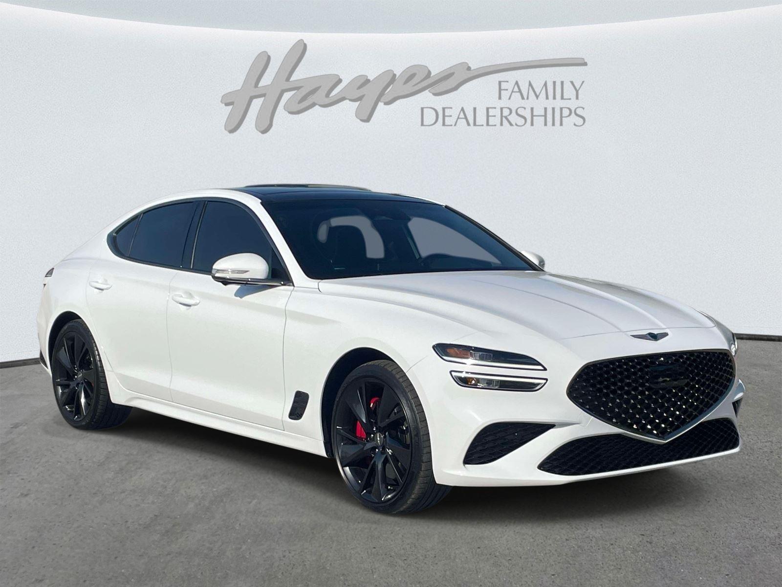 Alta White 2023 Genesis G70 3.3T RWD Sedan Rear-Wheel Drive Automatic