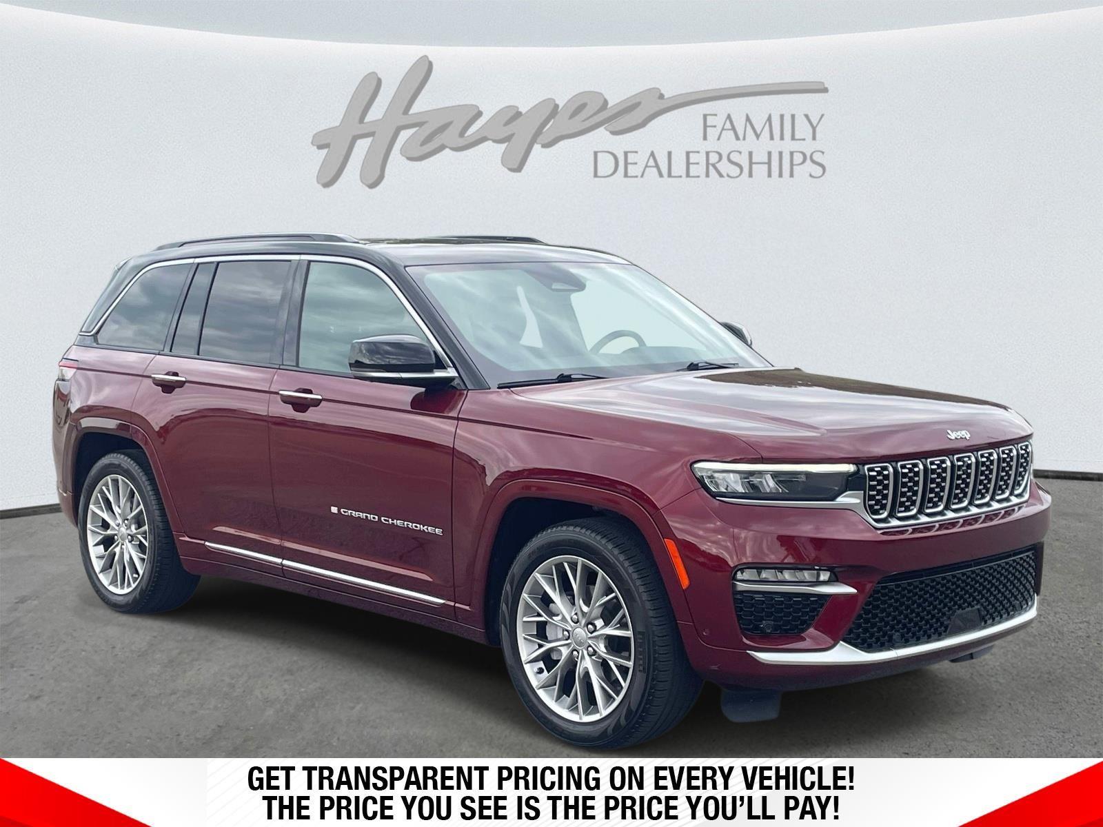Velvet Red Pearlcoat 2024 Jeep Grand Cherokee Summit 4WD SUV / Crossover Four-Wheel Drive 8-Speed Automatic