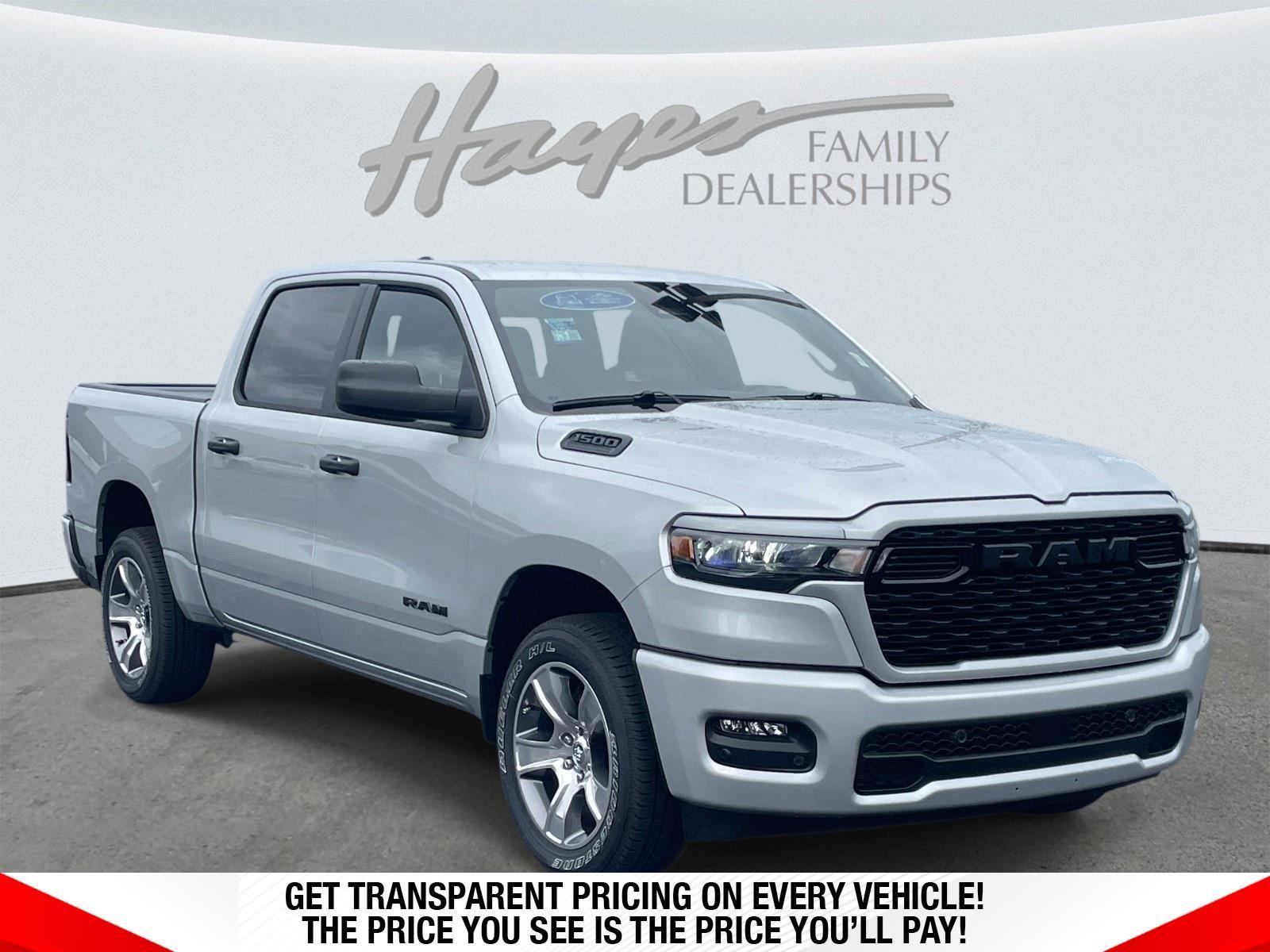 Silver Zynith 2026 RAM 1500 Express Crew Cab RWD Pickup Truck 4X2 8-Speed Automatic