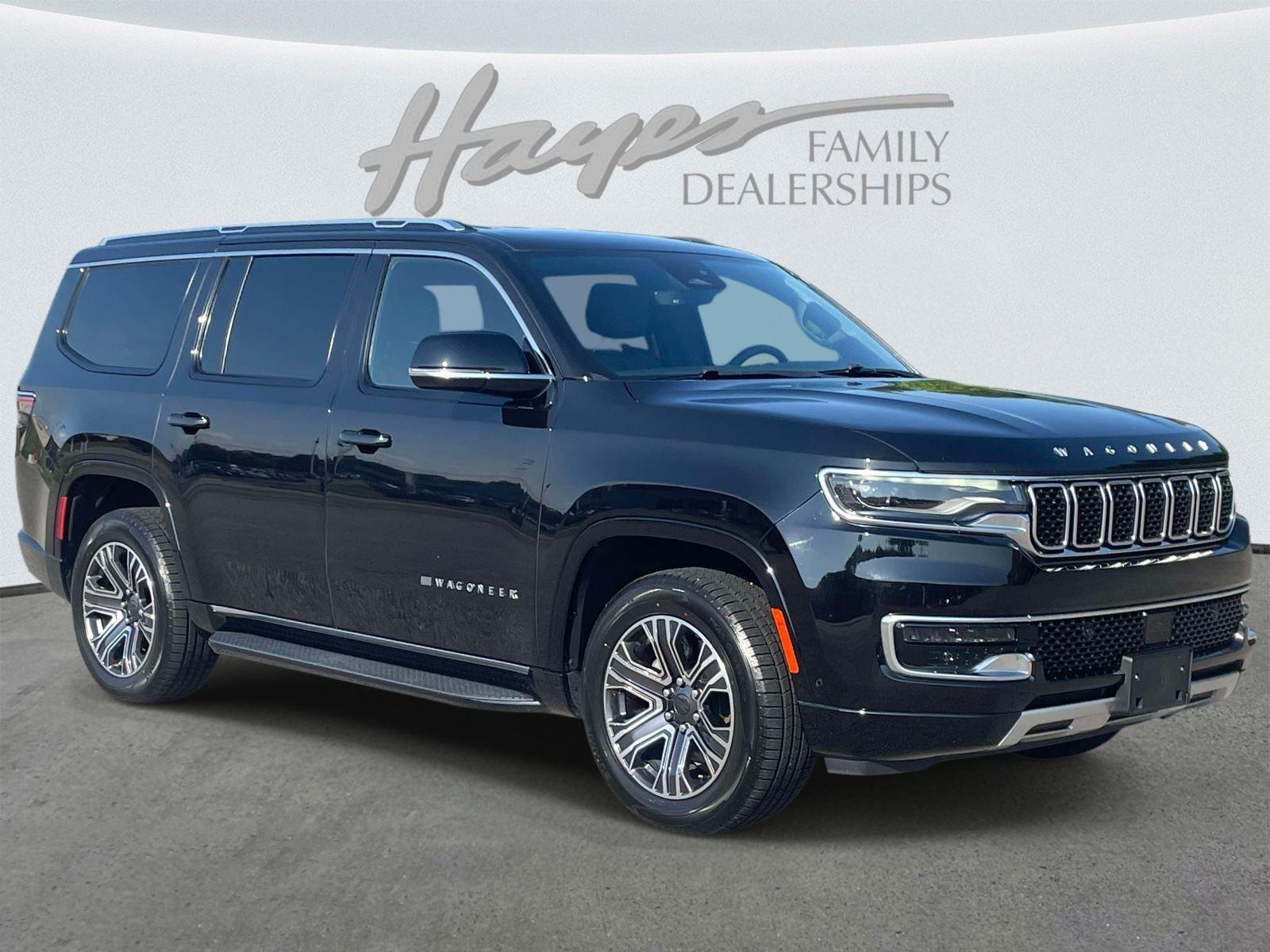 Diamond Black Crystal Pearlcoat 2024 Jeep Wagoneer Series II RWD SUV / Crossover 4X2 8-Speed Automatic