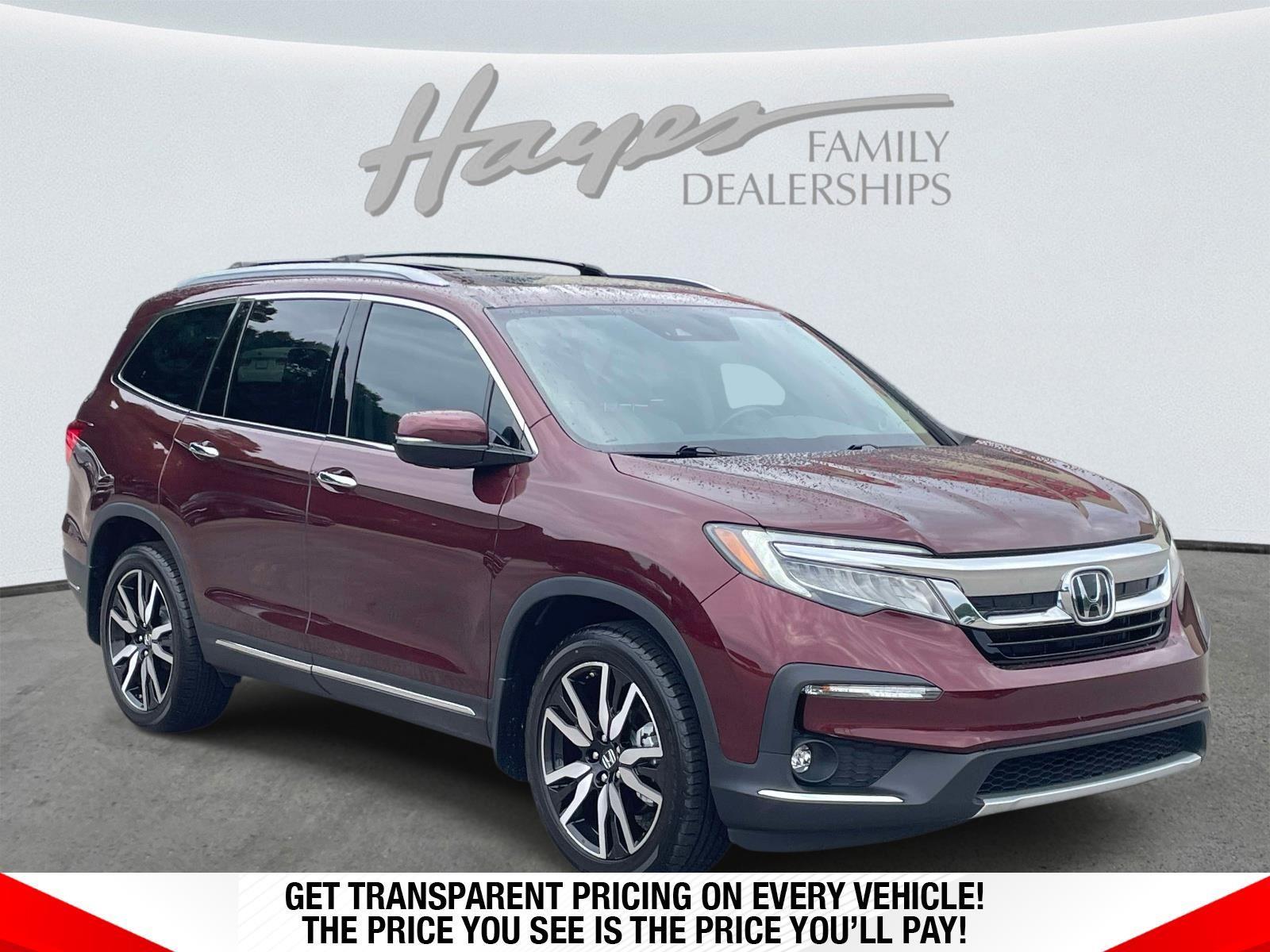Red (Deep Scarlet Pearl) 2021 Honda Pilot SUV / Crossover All-Wheel Drive Automatic