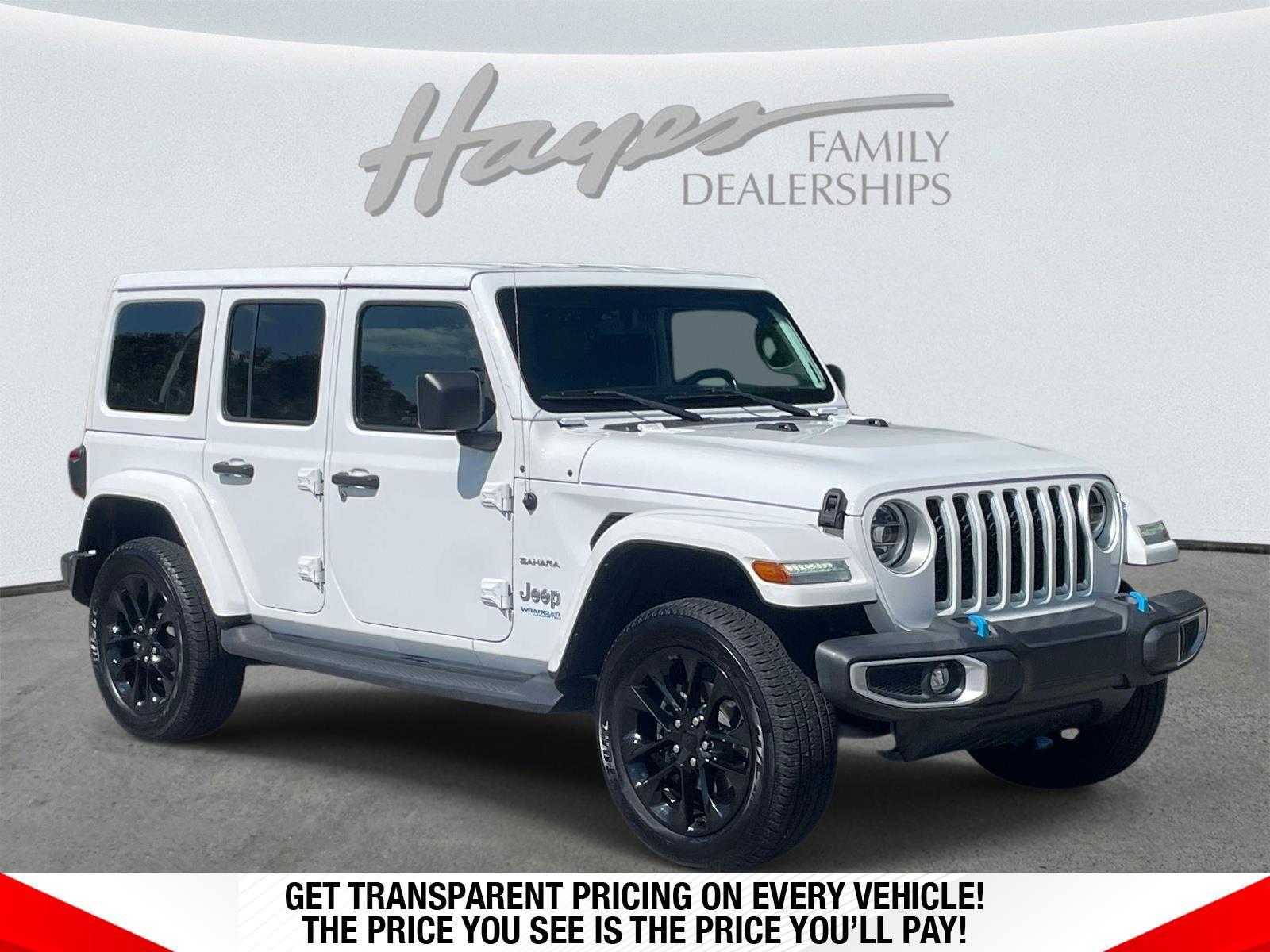 Bright White Clearcoat 2022 Jeep Wrangler 4xe SUV / Crossover Four-Wheel Drive 8-Speed Automatic