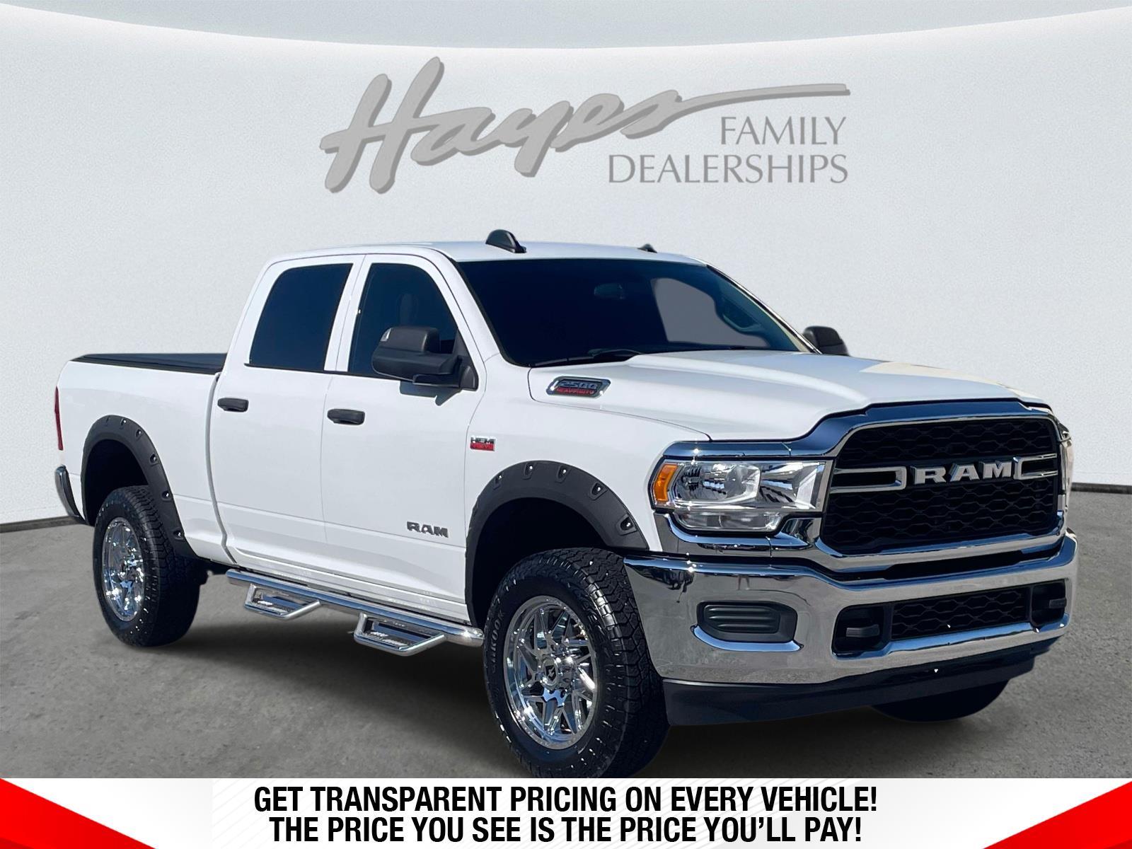 Bright White Clearcoat 2022 RAM 2500 Pickup Truck Four-Wheel Drive 8-Speed Automatic