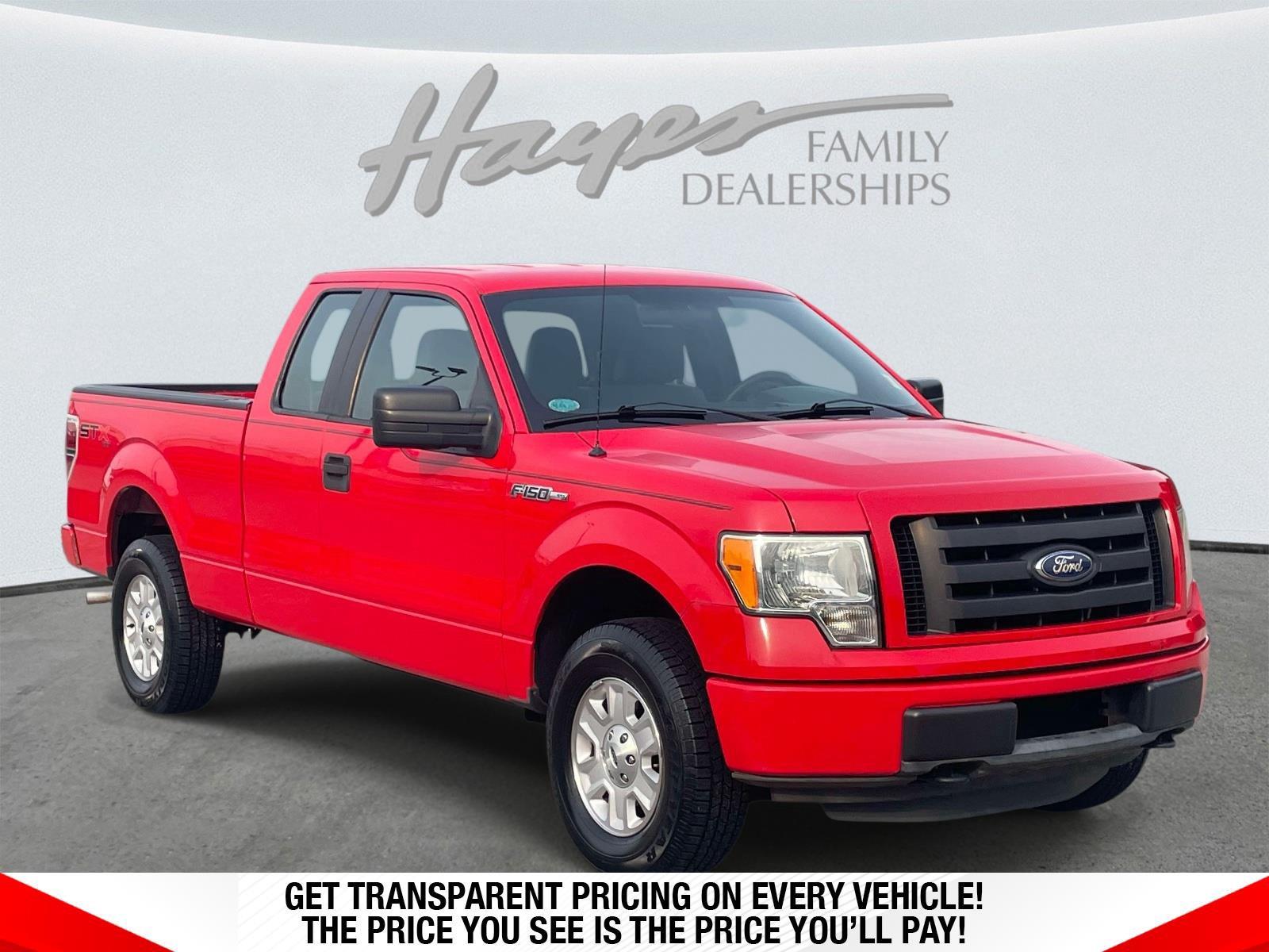 Race Red 2011 Ford F-150 Pickup Truck Four-Wheel Drive 6-Speed Automatic Overdrive
