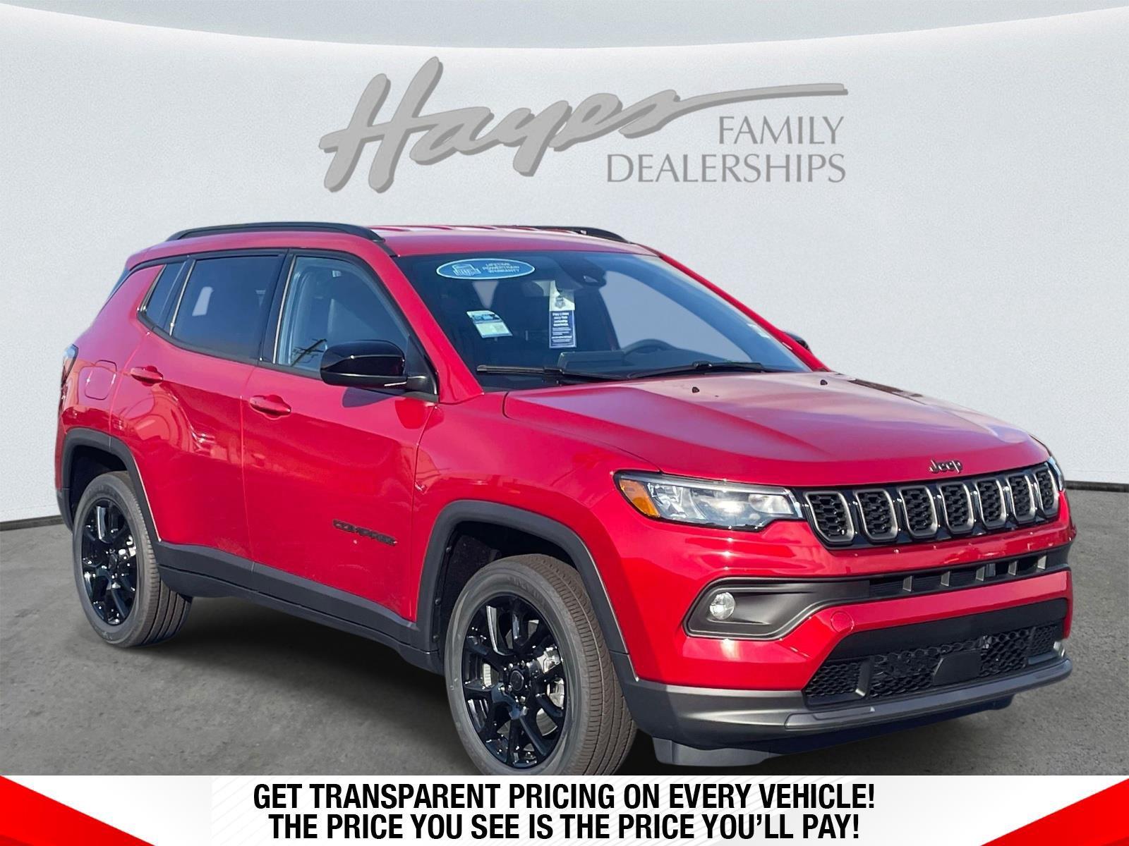 Red Hot Pearlcoat 2026 Jeep Compass SUV / Crossover Four-Wheel Drive 8-Speed Automatic