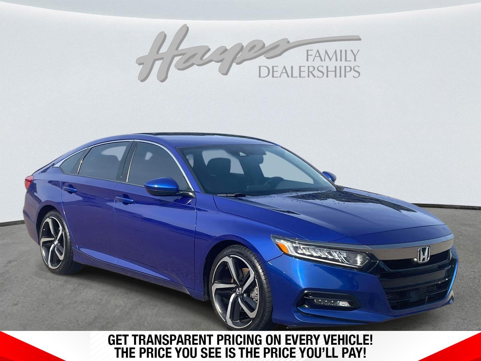 2018 Honda Accord Sedan Front-Wheel Drive Continuously Variable Transmission