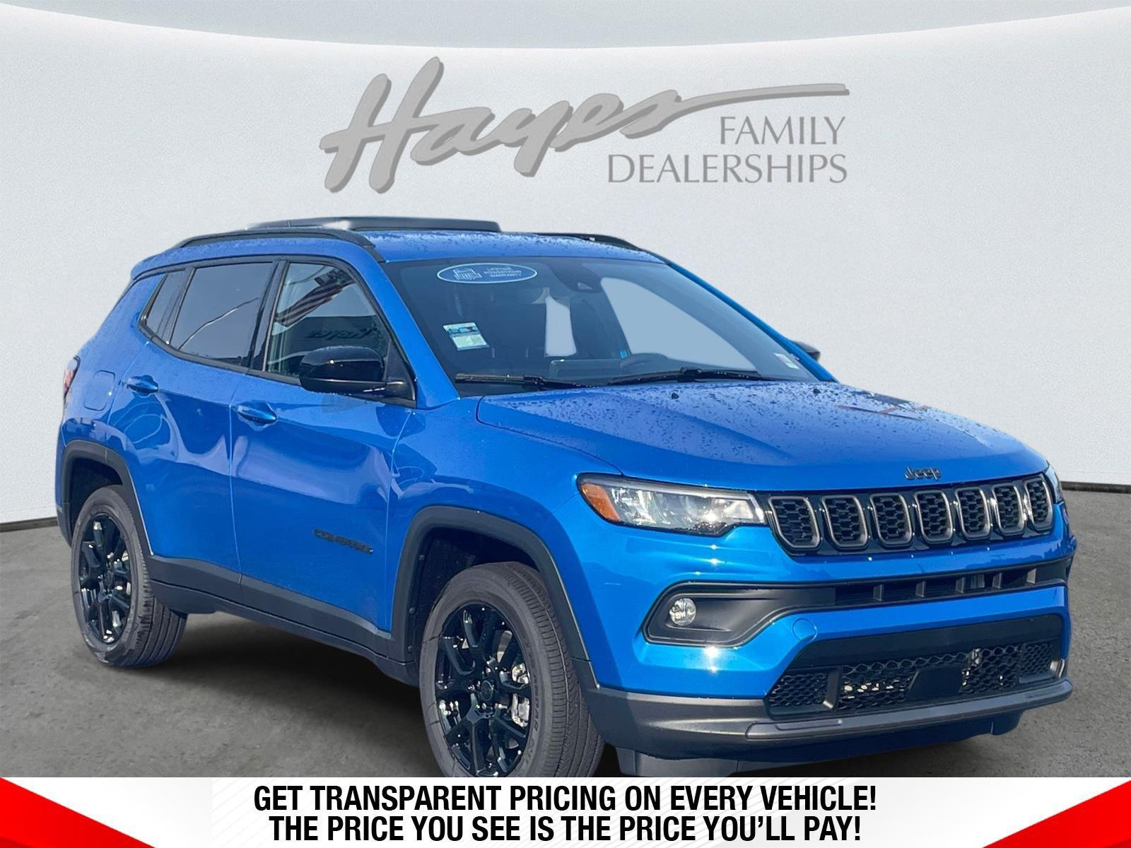 Hydro Blue Pearlcoat 2026 Jeep Compass SUV / Crossover Four-Wheel Drive 8-Speed Automatic