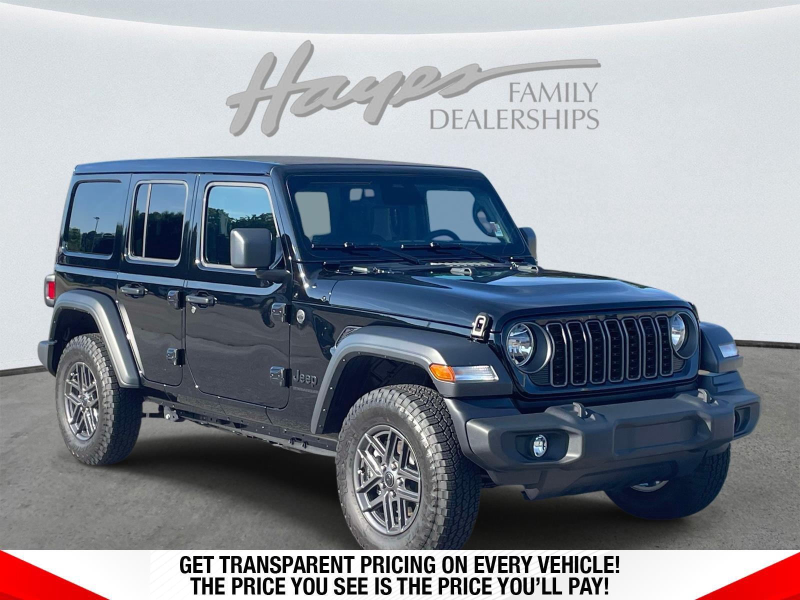 Black Clearcoat 2026 Jeep Wrangler SUV / Crossover Four-Wheel Drive 8-Speed Automatic