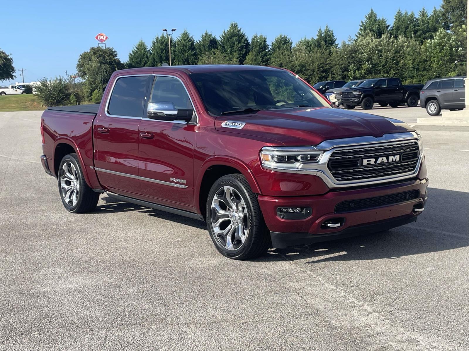 Delmonico Red Pearlcoat 2024 RAM 1500 Pickup Truck Four-Wheel Drive 8-Speed Automatic