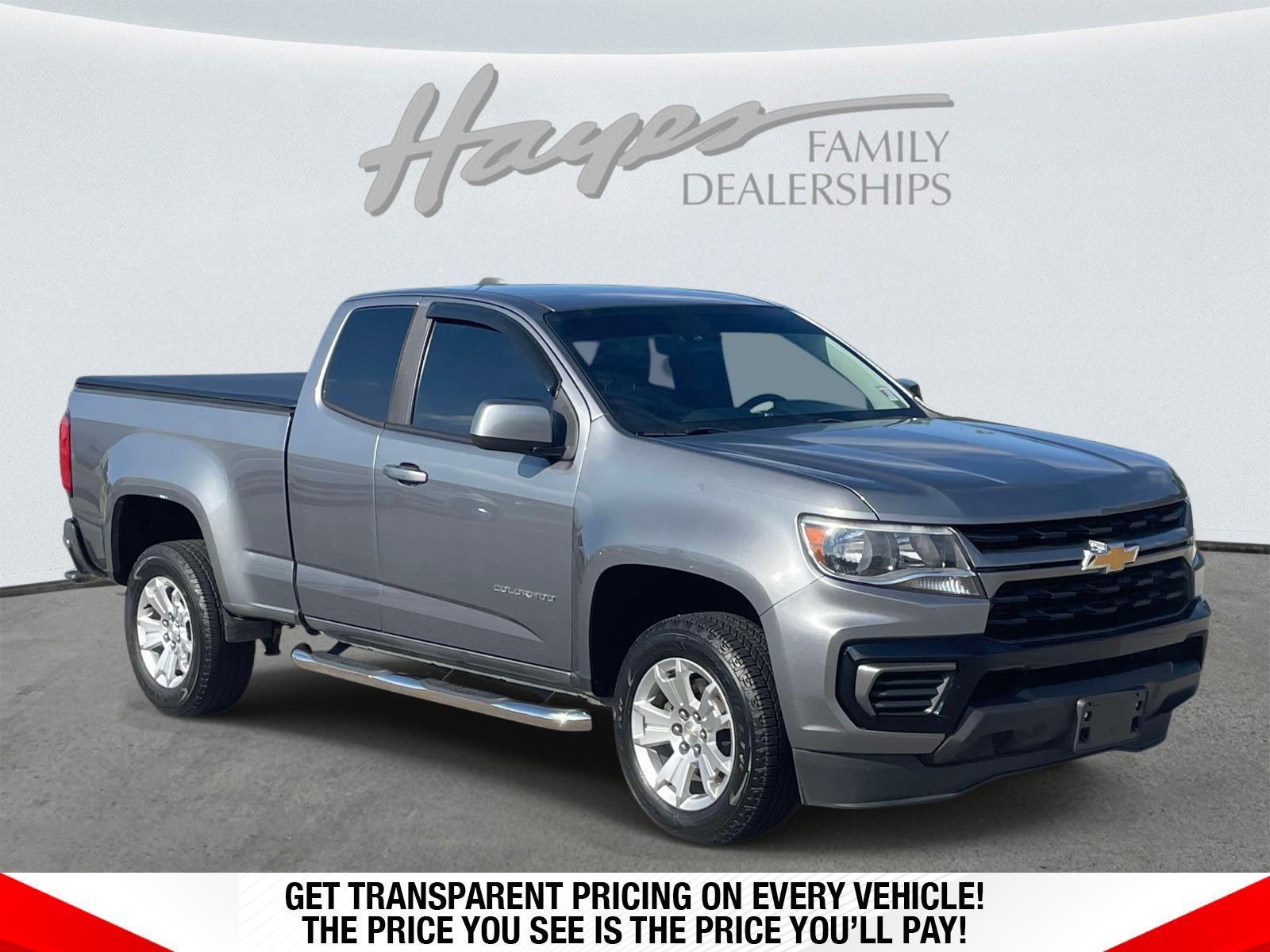 Gray (Satin Steel Metallic) 2021 Chevrolet Colorado Pickup Truck 4X2 6-Speed Automatic