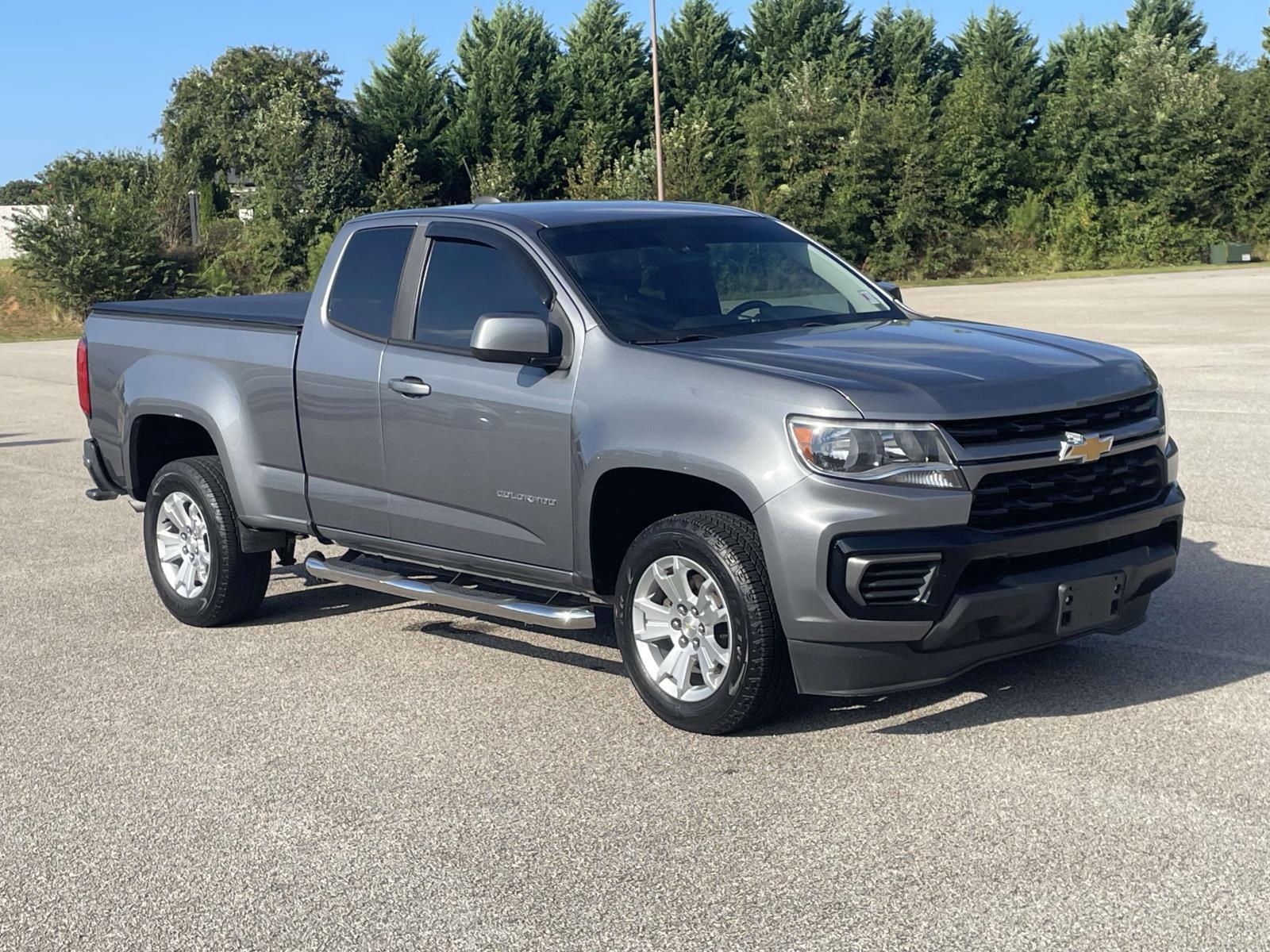 Gray (Satin Steel Metallic) 2021 Chevrolet Colorado Pickup Truck 4X2 6-Speed Automatic