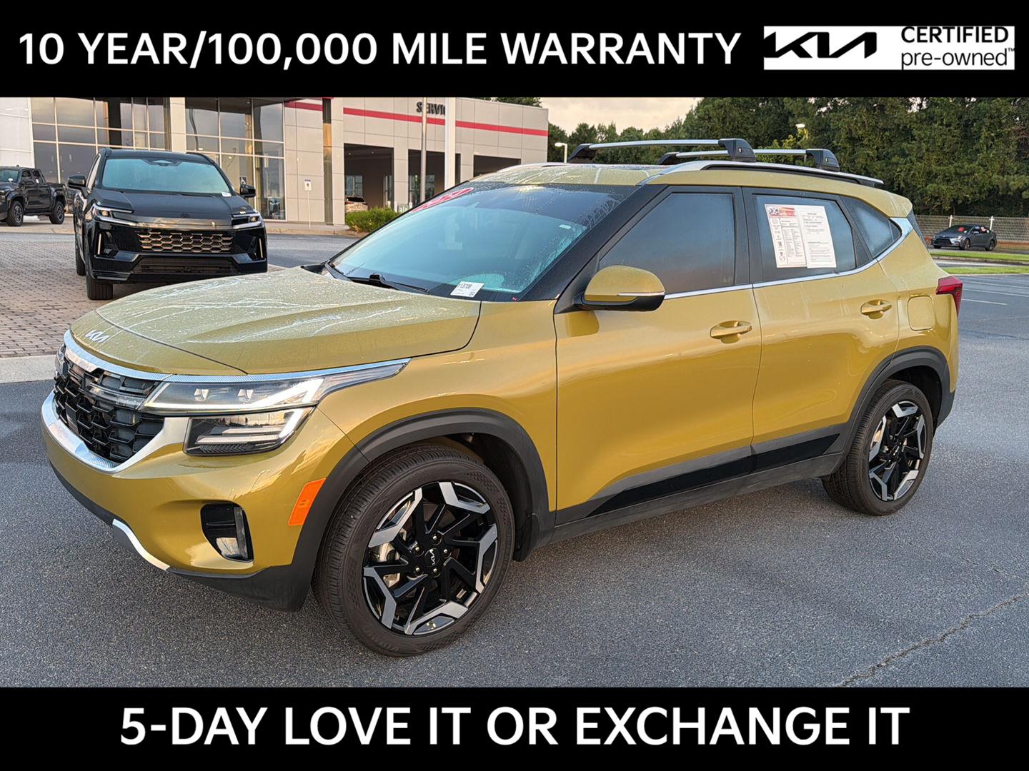 Valais Green 2024 Kia Seltos SUV / Crossover All-Wheel Drive 8-Speed Automatic