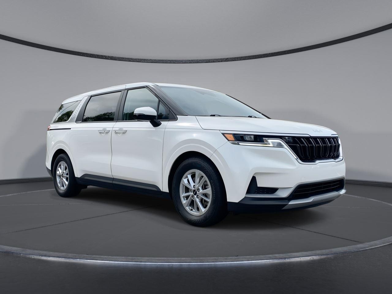 Snow White Pearl 2024 Kia Carnival LX FWD Minivan Front-Wheel Drive 8-Speed Automatic