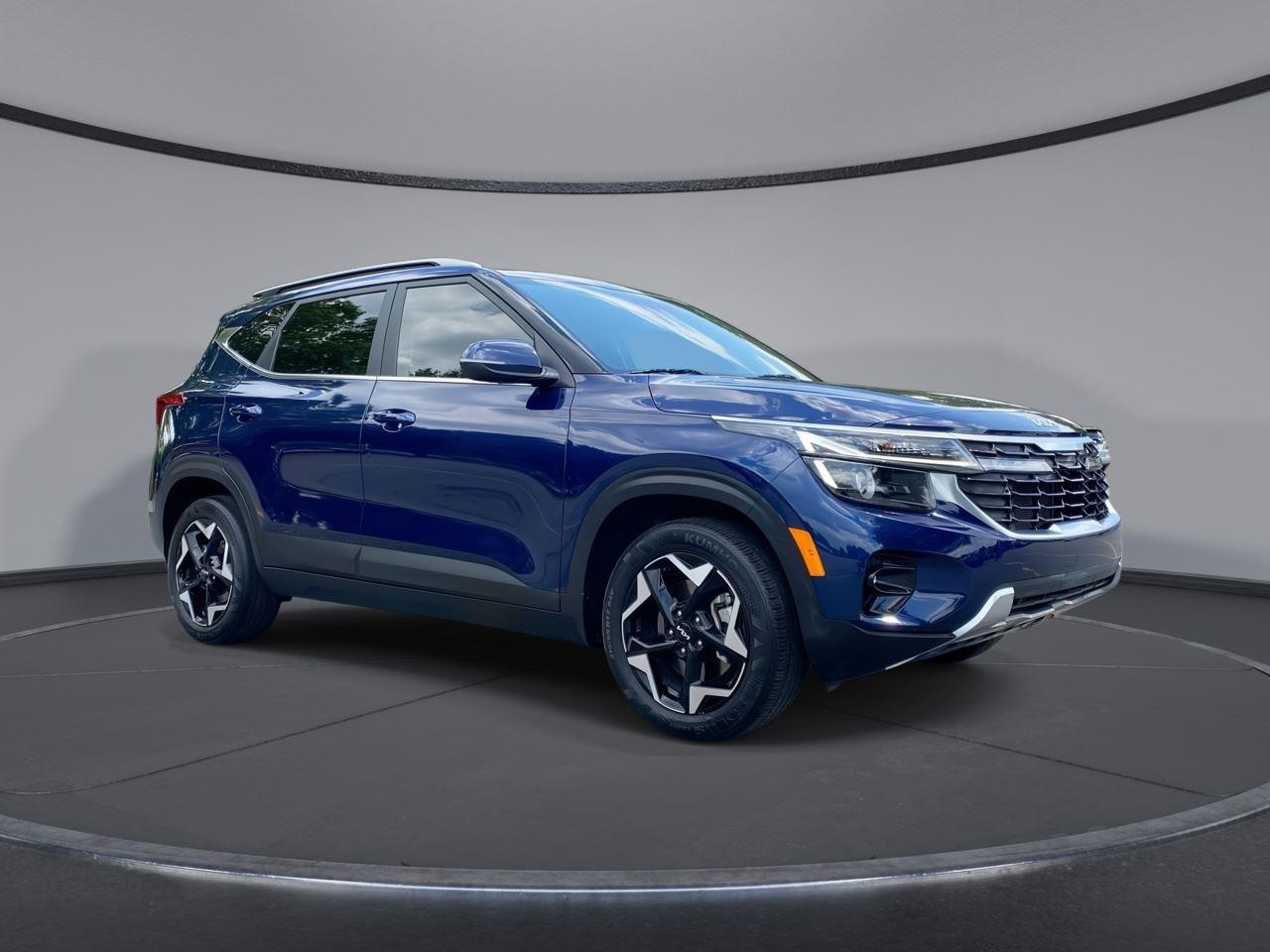 Dark Ocean Blue 2024 Kia Seltos EX AWD SUV / Crossover All-Wheel Drive Continuously Variable Transmission