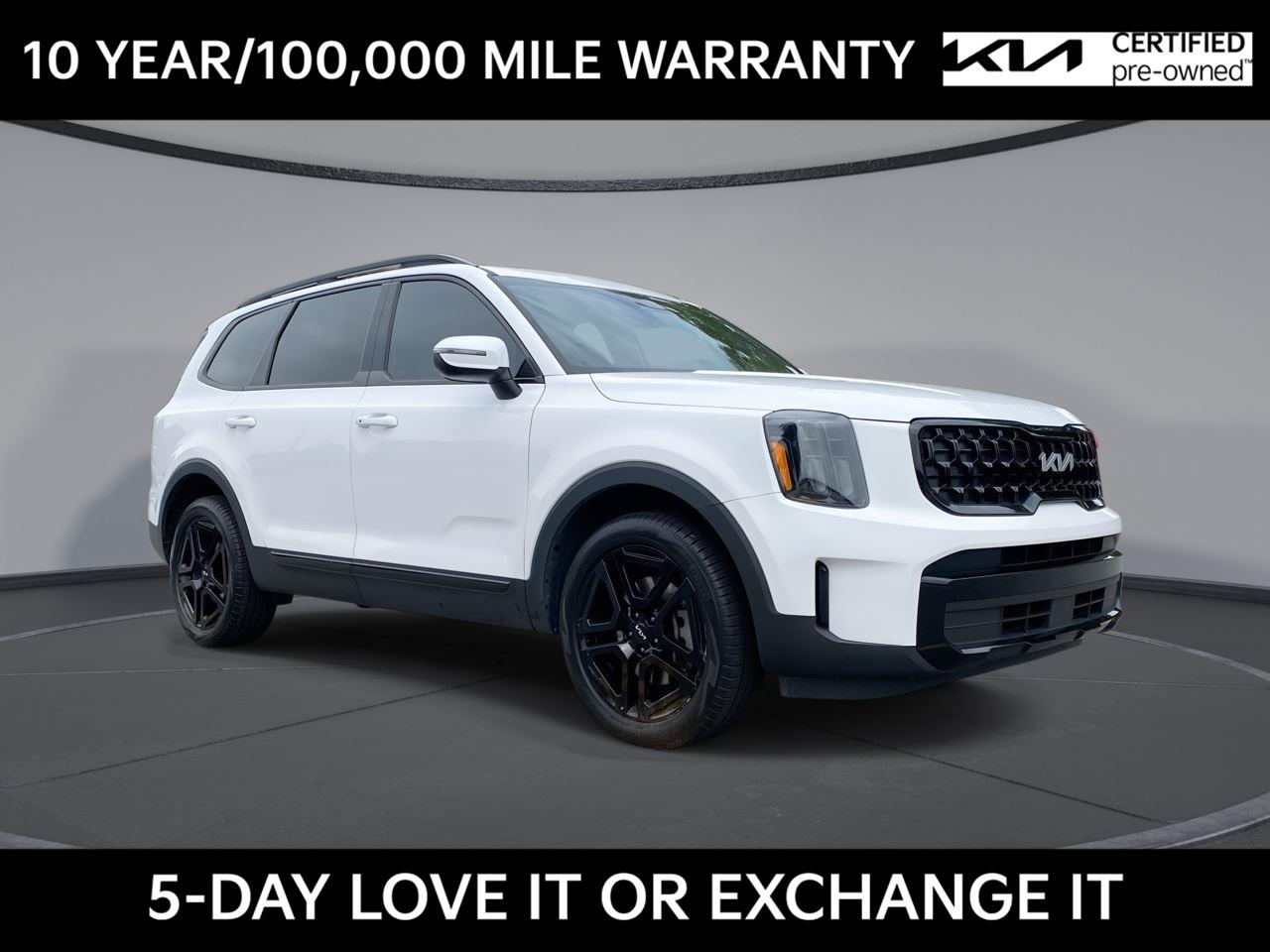 Glacial White Pearl 2024 Kia Telluride SUV / Crossover All-Wheel Drive 8-Speed Automatic