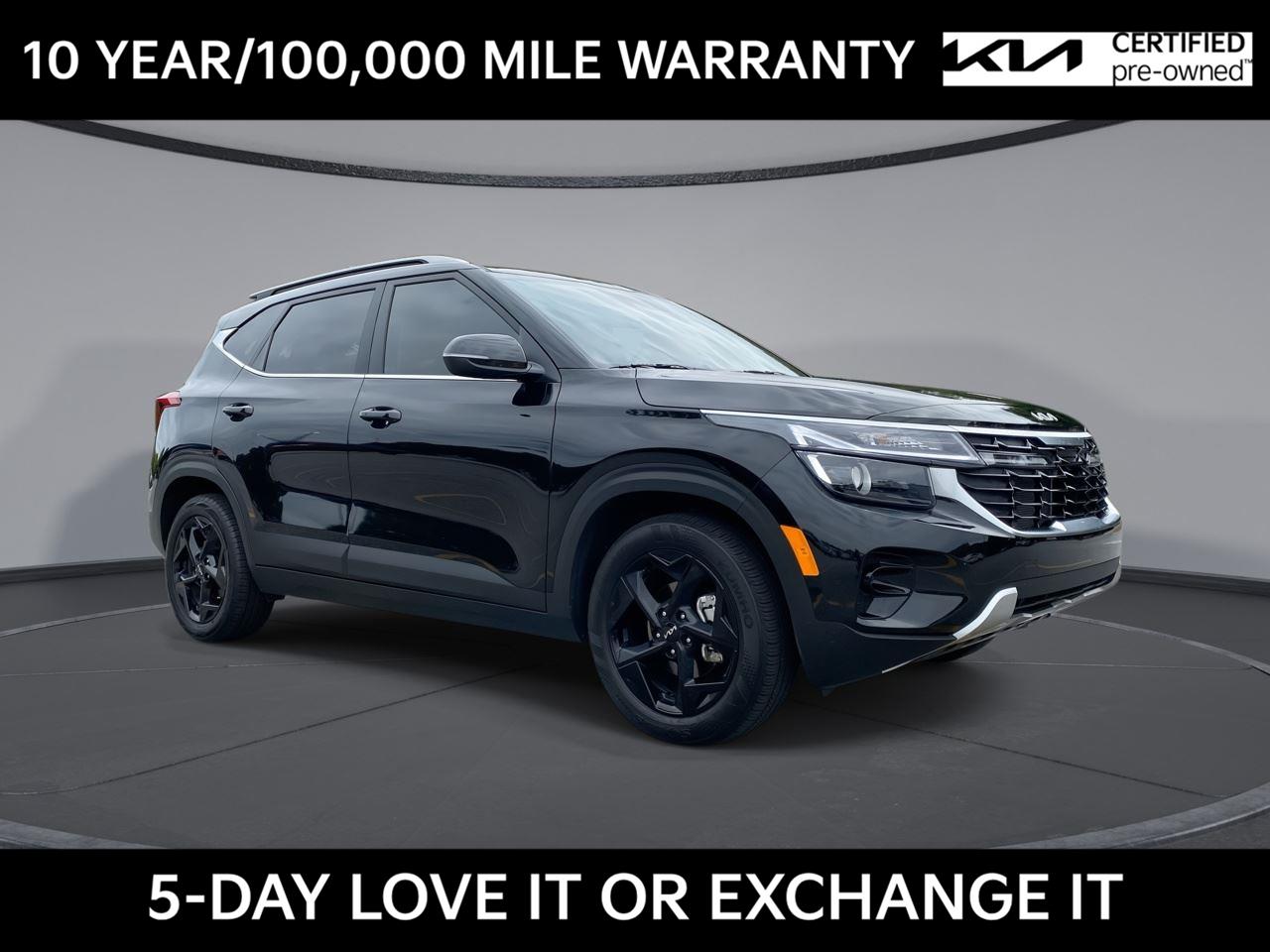 Fusion Black 2026 Kia Seltos EX FWD SUV / Crossover Front-Wheel Drive Continuously Variable Transmission