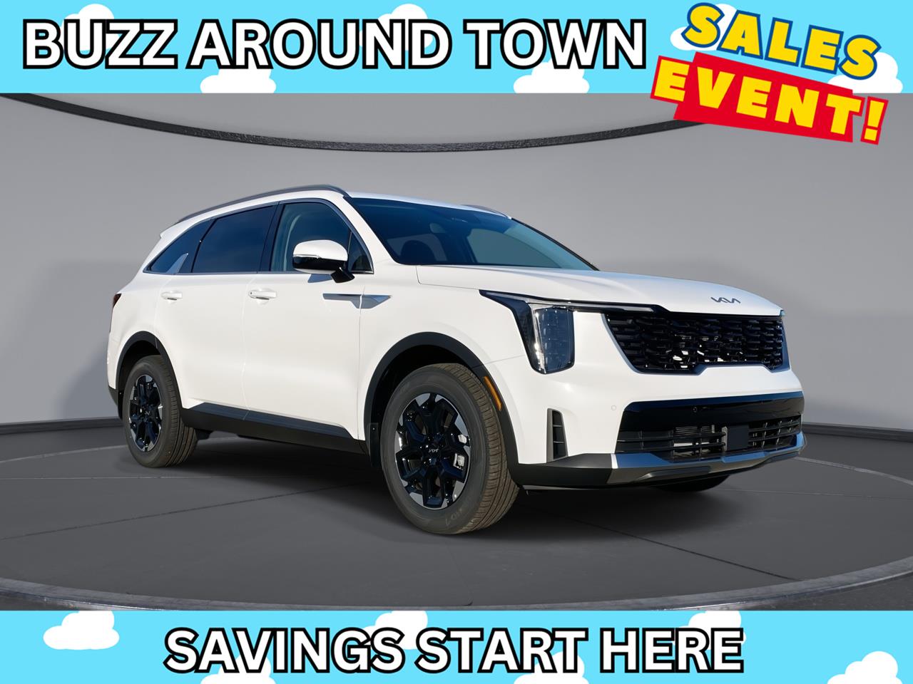 Glacial White Pearl 2026 Kia Sorento S FWD SUV / Crossover Front-Wheel Drive 8-Speed Automatic