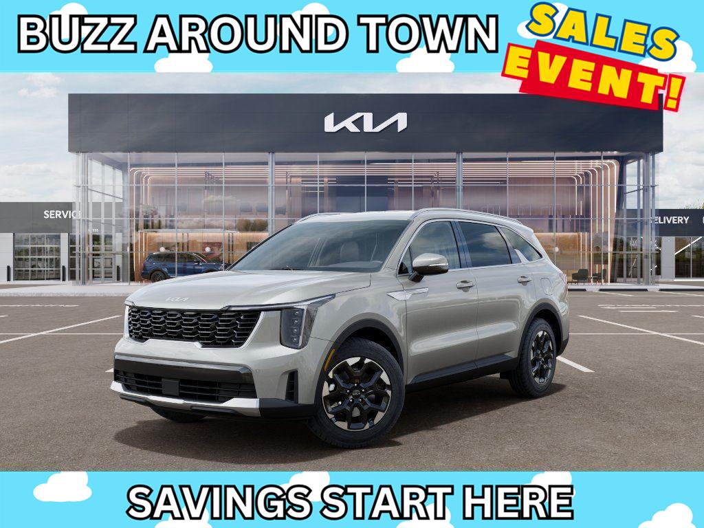 White (Ivory Silver) 2026 Kia Sorento S FWD SUV / Crossover Front-Wheel Drive 8-Speed Automatic