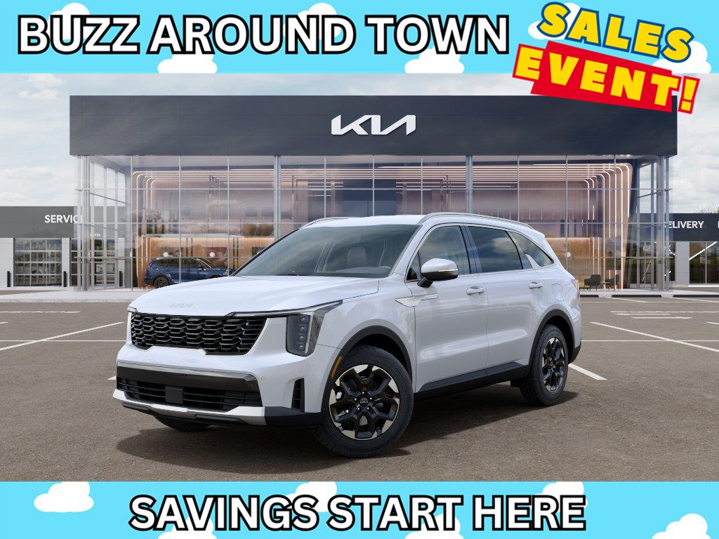 Glacial White Pearl 2026 Kia Sorento S FWD SUV / Crossover Front-Wheel Drive 8-Speed Automatic