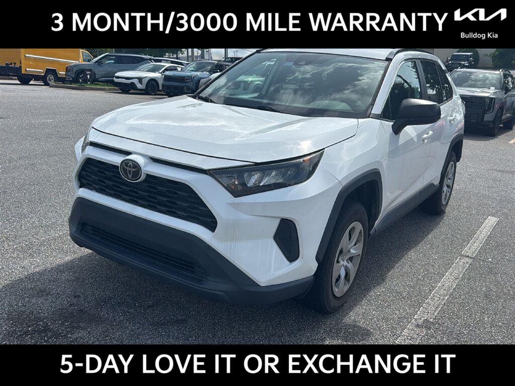 Super White 2019 Toyota RAV4 SUV / Crossover Front-Wheel Drive 8-Speed Automatic