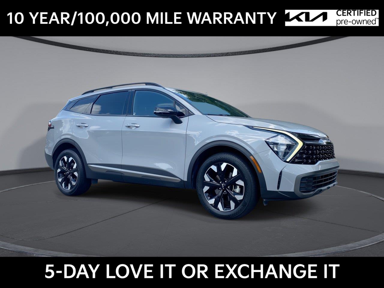 Wolf Gray 2023 Kia Sportage SUV / Crossover All-Wheel Drive 8-Speed Automatic