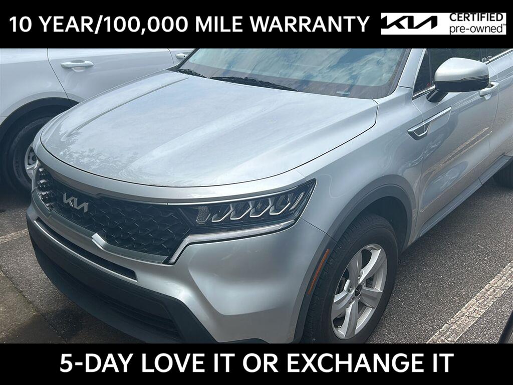 Sparkling Silver 2022 Kia Sorento SUV / Crossover All-Wheel Drive 8-Speed Automatic