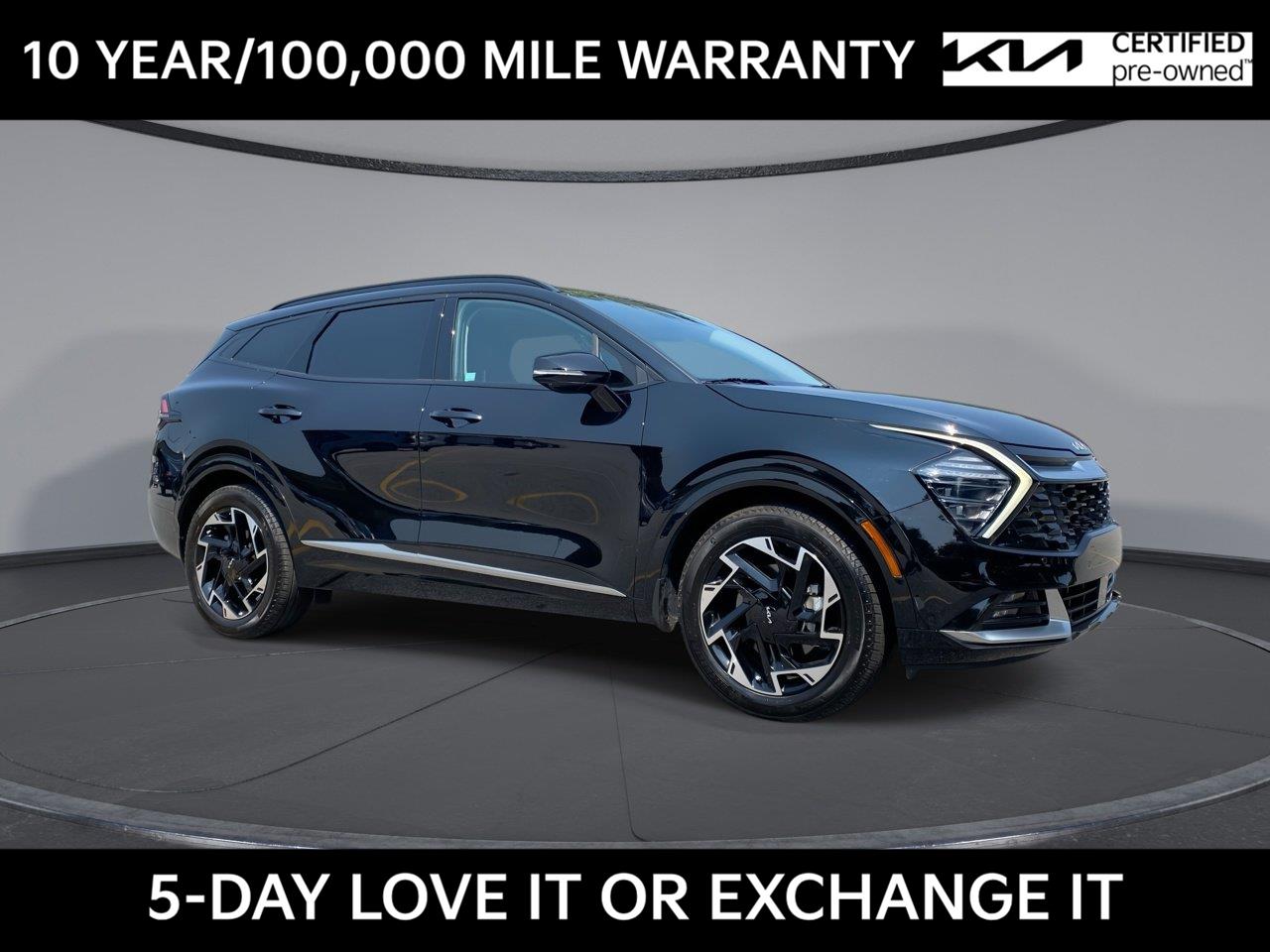 Ebony Black 2023 Kia Sportage SUV / Crossover Front-Wheel Drive 8-Speed Automatic