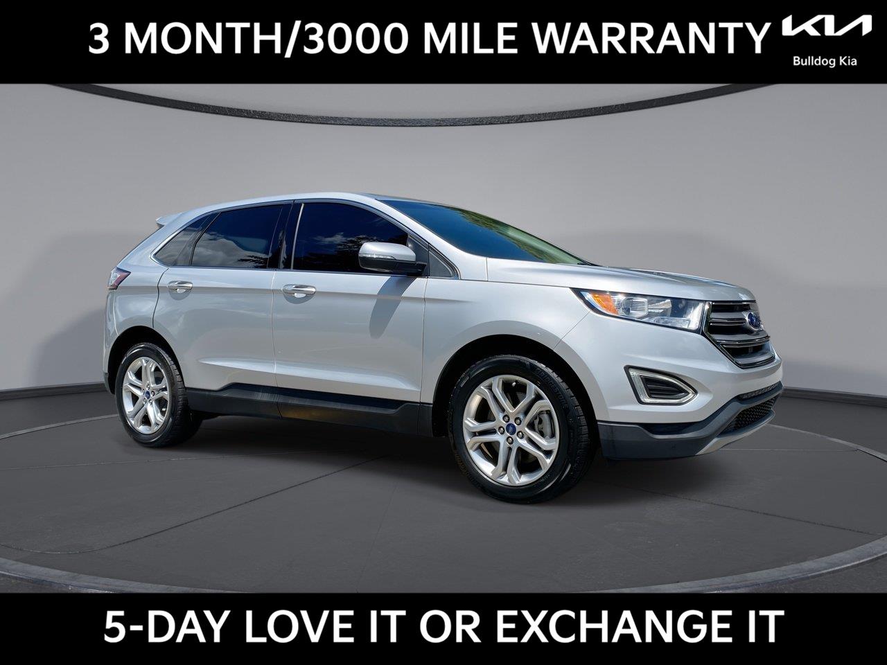 Ingot Silver 2018 Ford Edge SUV / Crossover Front-Wheel Drive 6-Speed Automatic