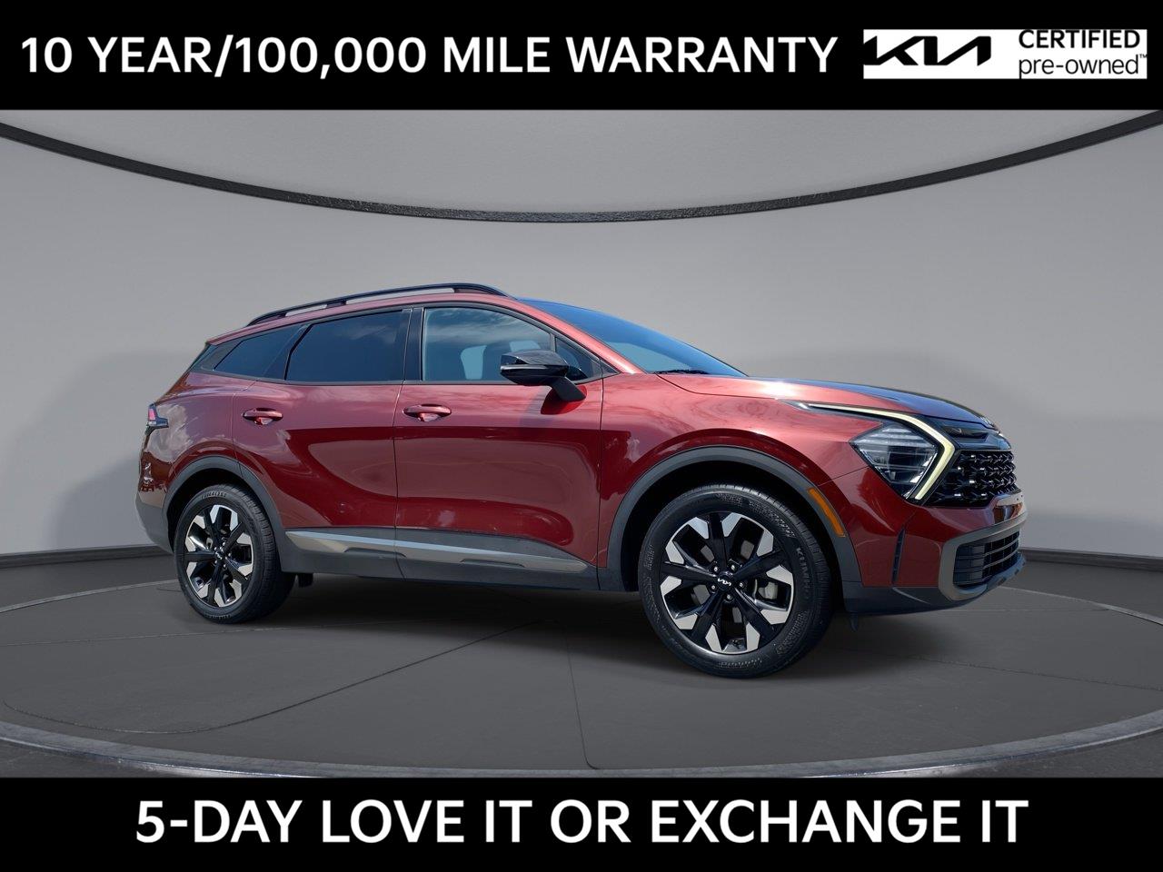 Dawning Red 2024 Kia Sportage SUV / Crossover All-Wheel Drive 8-Speed Automatic
