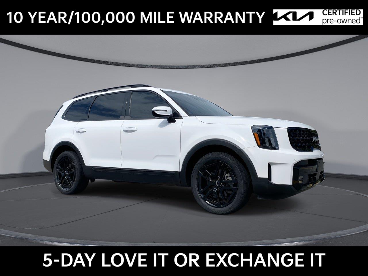 Glacial White Pearl 2024 Kia Telluride SUV / Crossover All-Wheel Drive 8-Speed Automatic