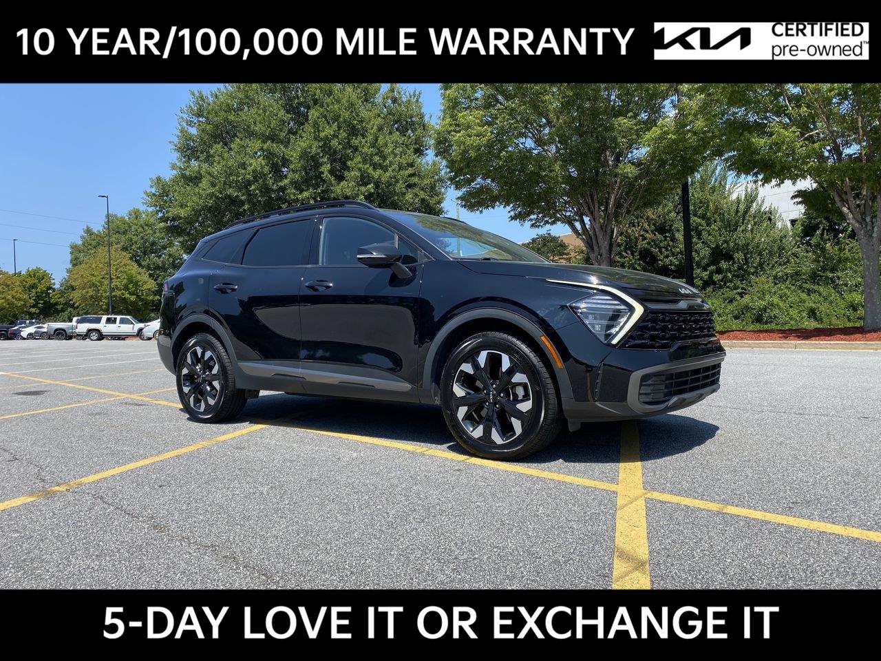 Ebony Black 2024 Kia Sportage SUV / Crossover All-Wheel Drive 8-Speed Automatic